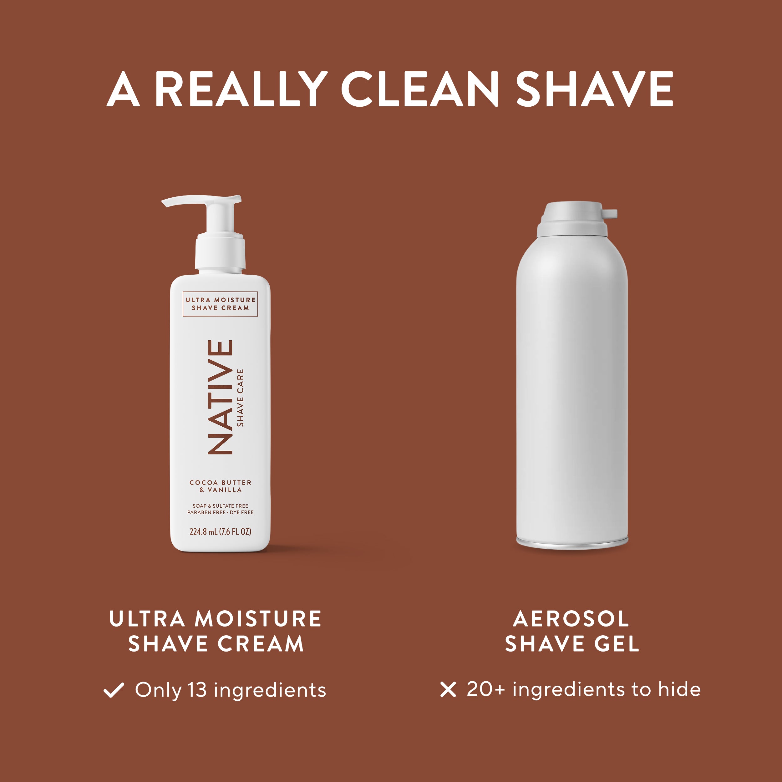 Cocoa Butter and Vanilla Ultra Moisture Shave Cream Classic 7.6oz Care Collection