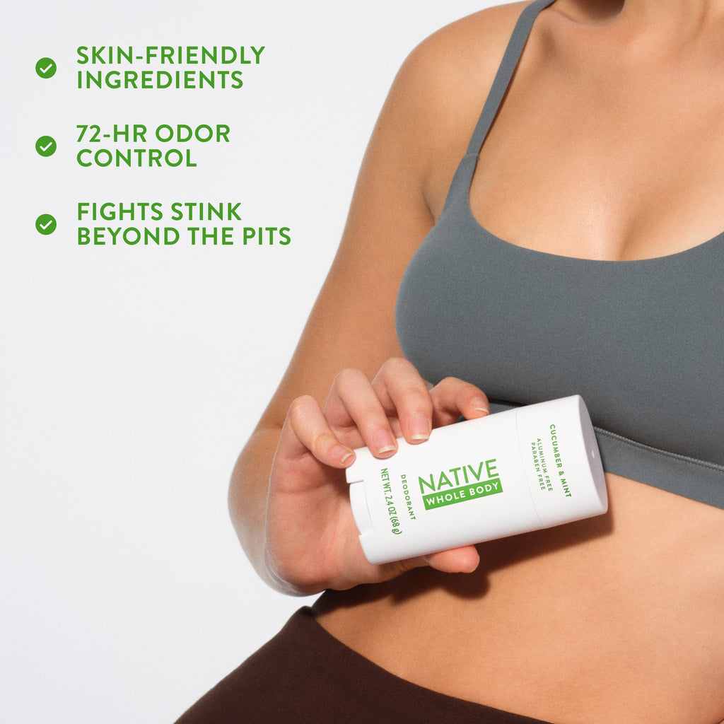 Cucumber and Mint Whole Body Deodorant Stick Classic 2.4oz Care Collection