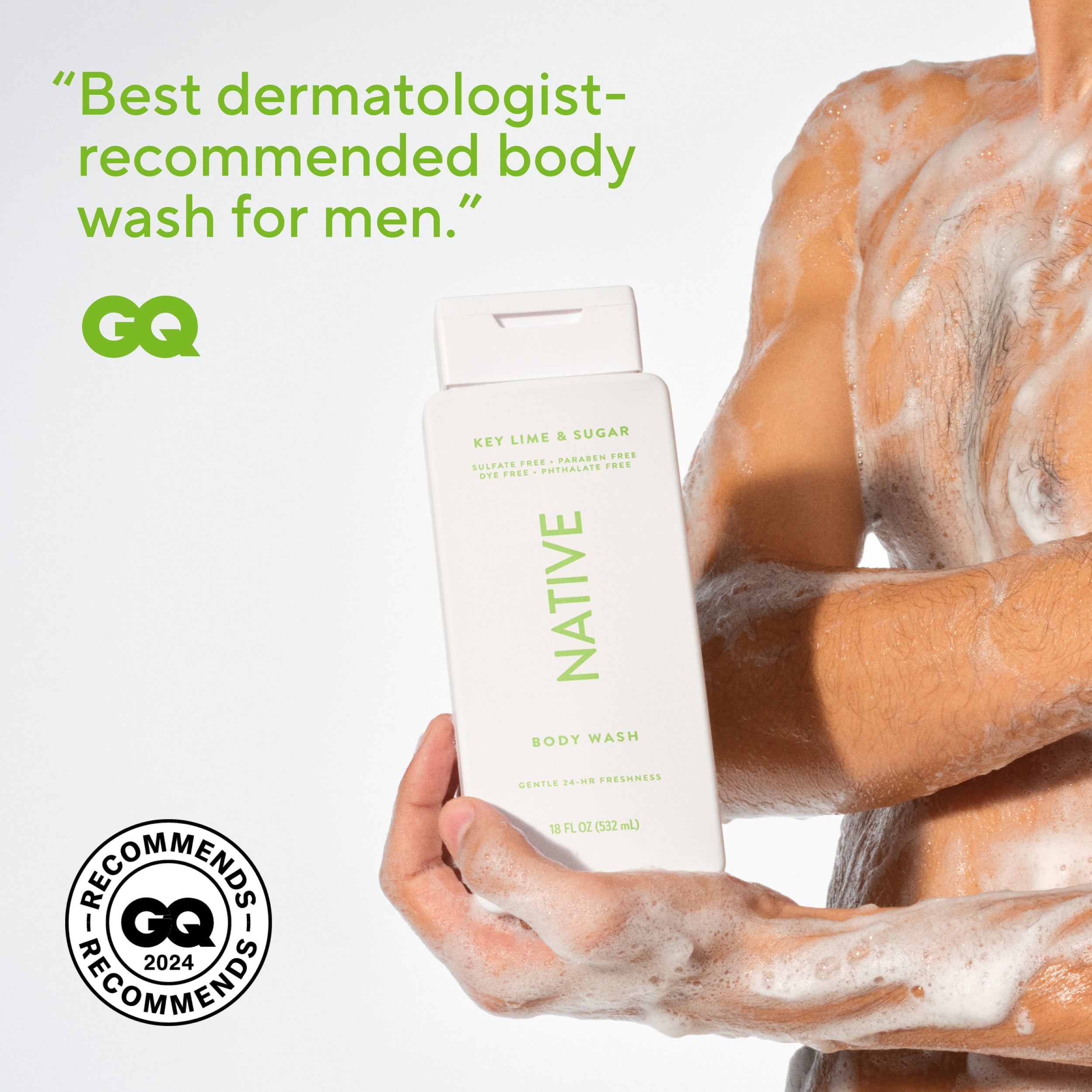 Key Lime and Sugar Body Wash Classic 18oz Care Collection