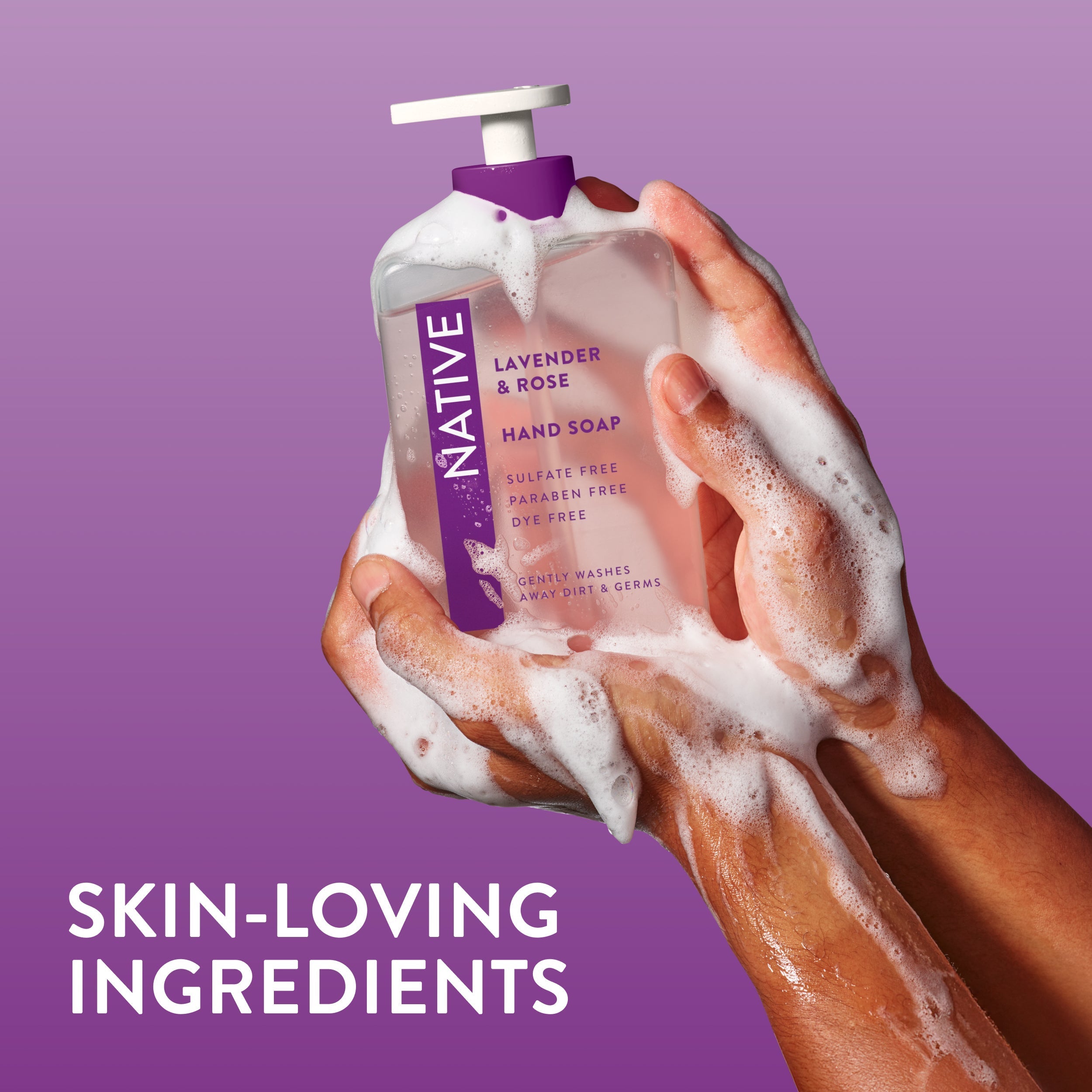 Lavender and Rose Hand Soap Classic 13oz Care Collection