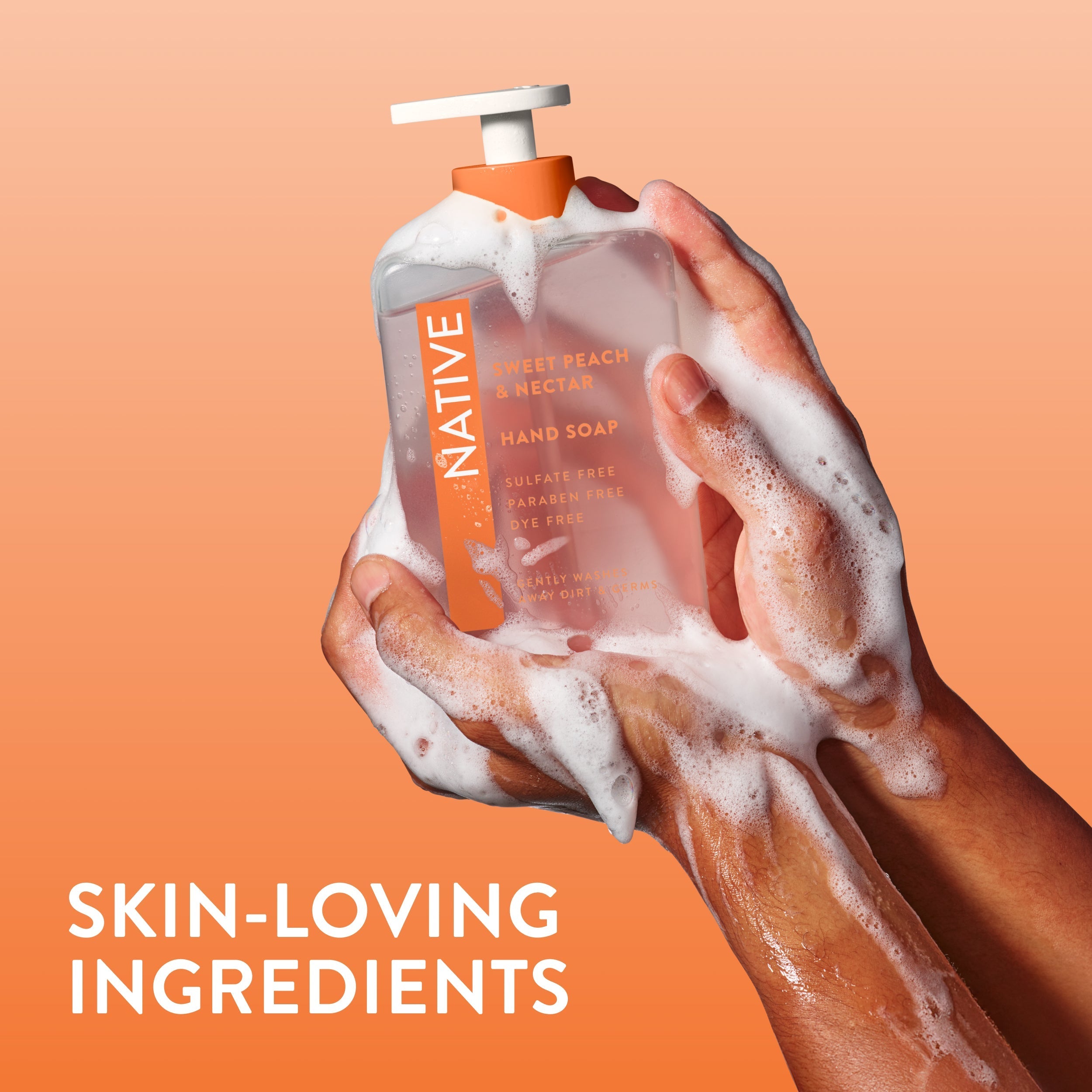 Sweet Peach and Nectar Hand Soap Classic 13oz Care Collection
