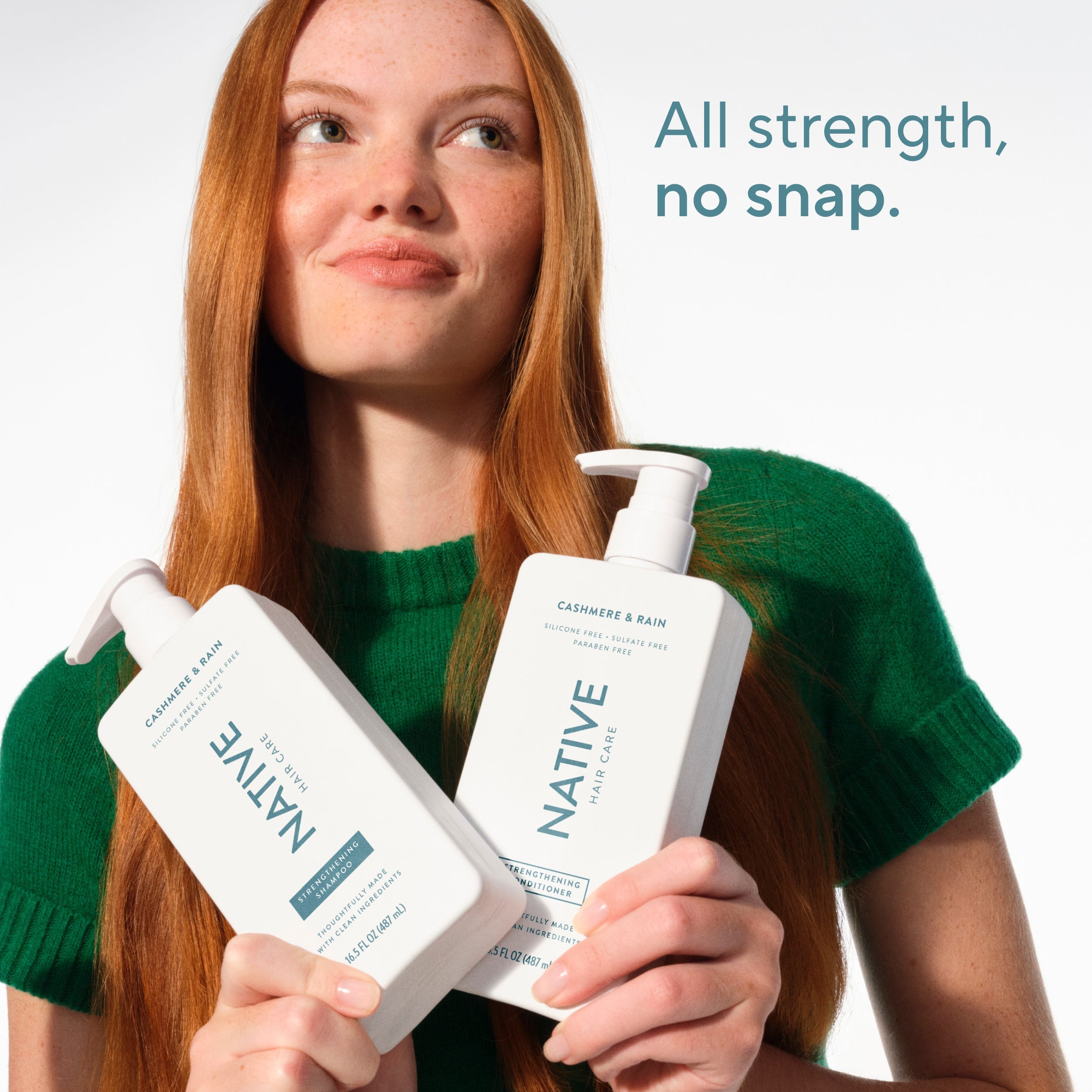 Cashmere and Rain Strengthening 2 in 1 Shampoo and Conditioner Classic 16.5oz Care Collection