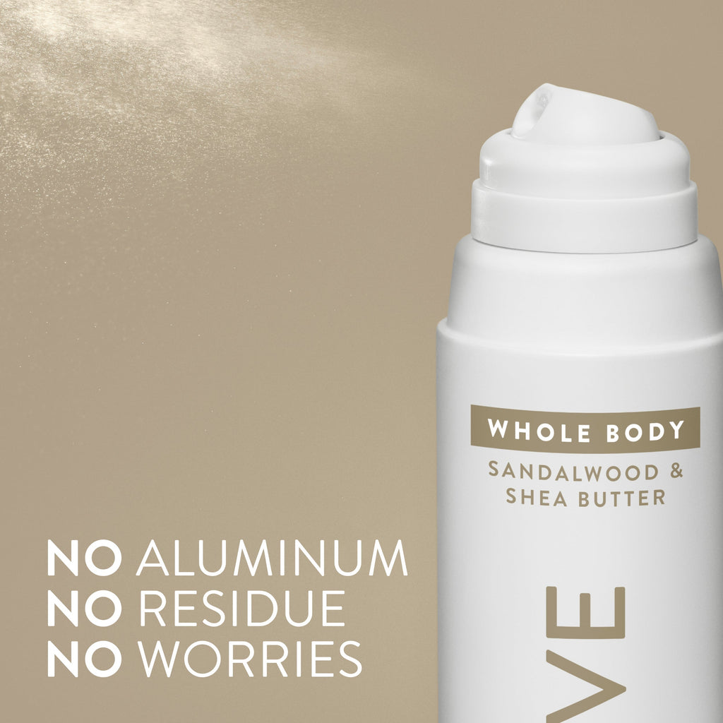 Sandalwood and Shea Butter Whole Body Deodorant Spray Classic 3.5oz Care Collection