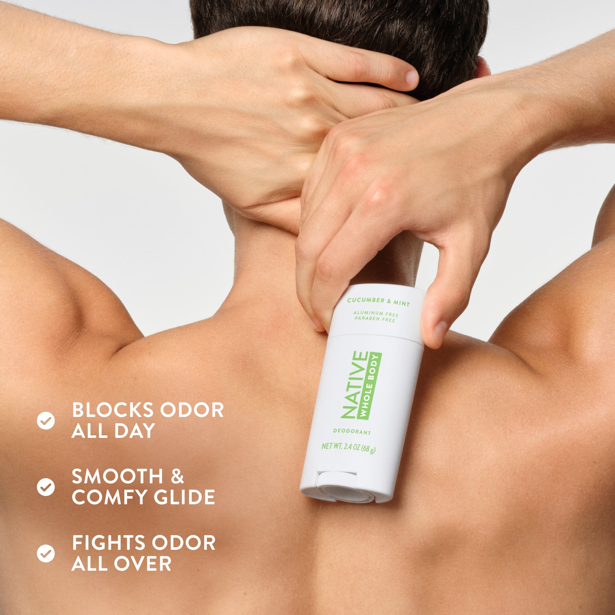 Cucumber and Mint Whole Body Deodorant Stick Classic 2.4oz Care Collection