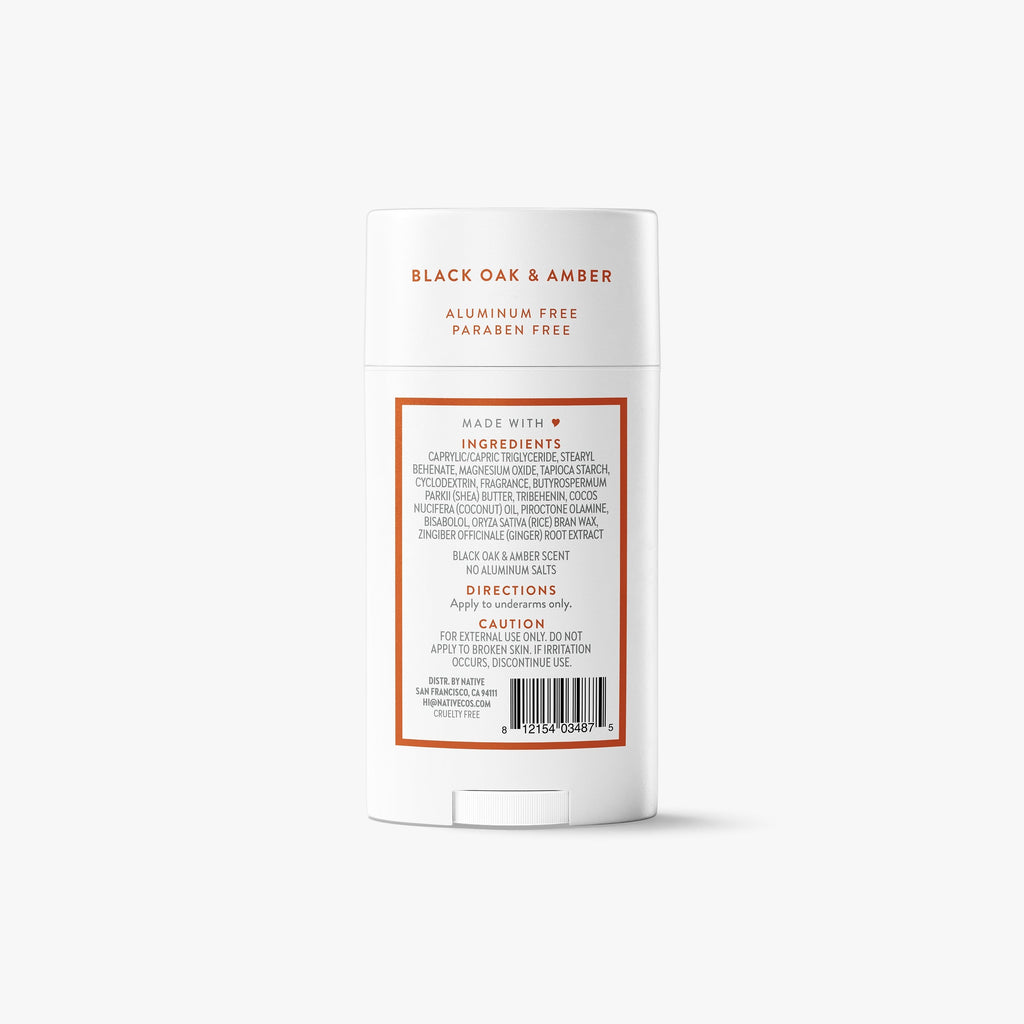 Black Oak and Amber Deodorant Stick Classic 2.65oz Care Collection