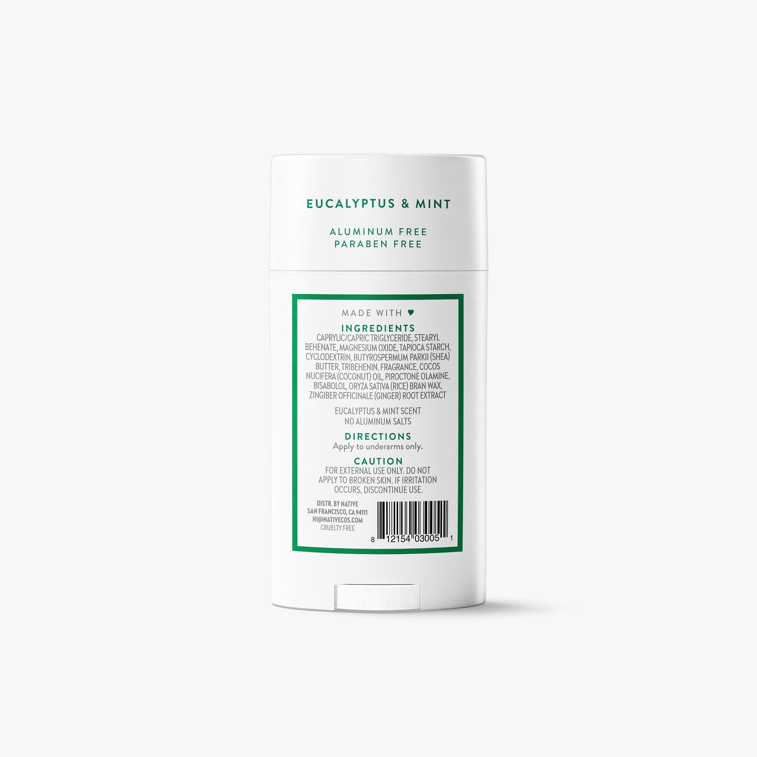 Eucalyptus and Mint Deodorant Stick Classic 2.65oz Care Collection