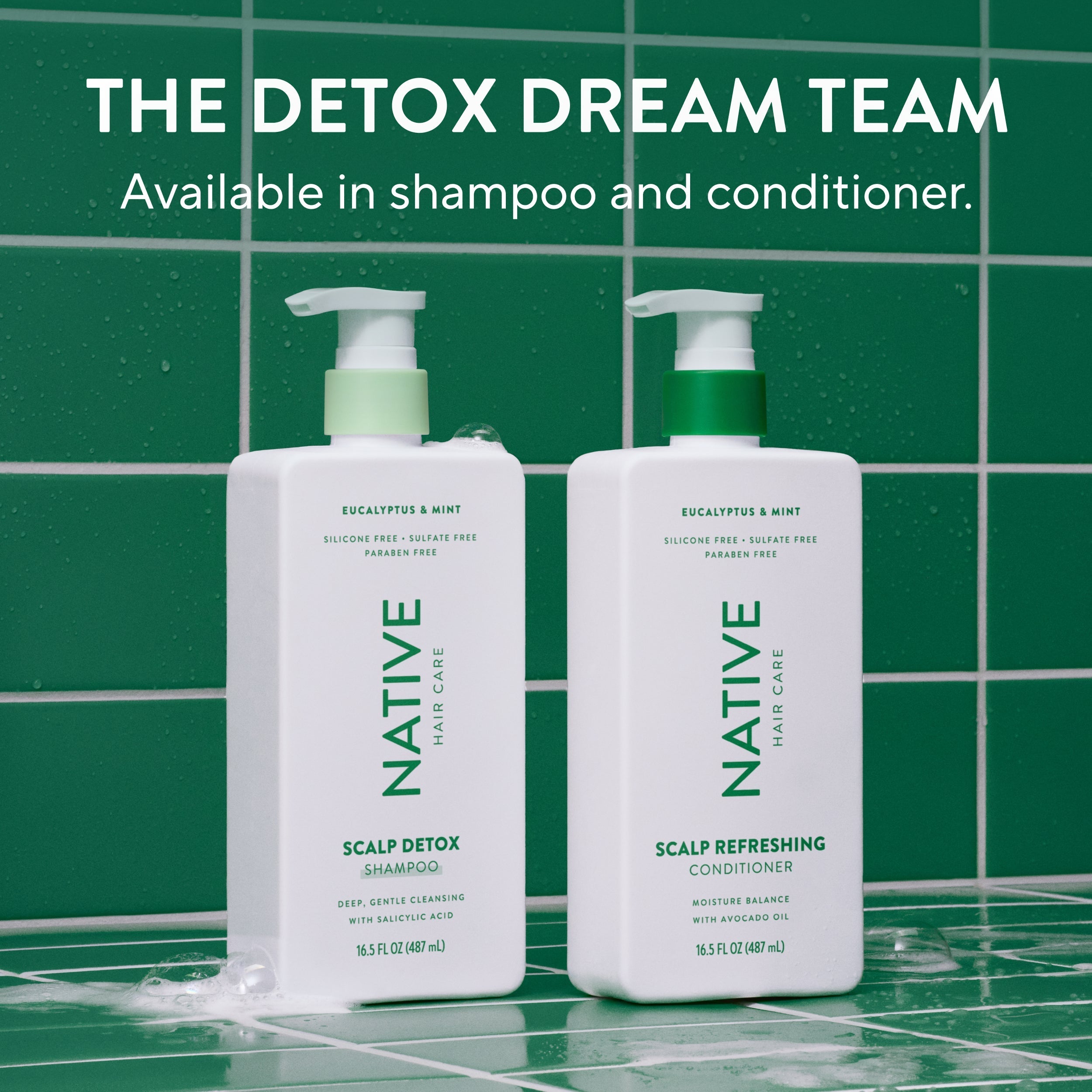 Eucalyptus and Mint Scalp Clarifying Shampoo Classic 16.5oz Care Collection