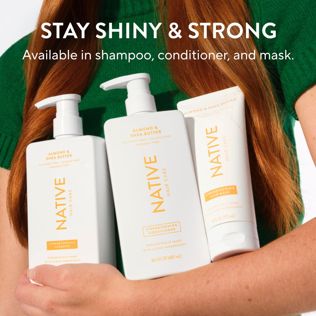 Almond and Shea Butter Strengthening Hair Mask Classic 6oz Care Collection