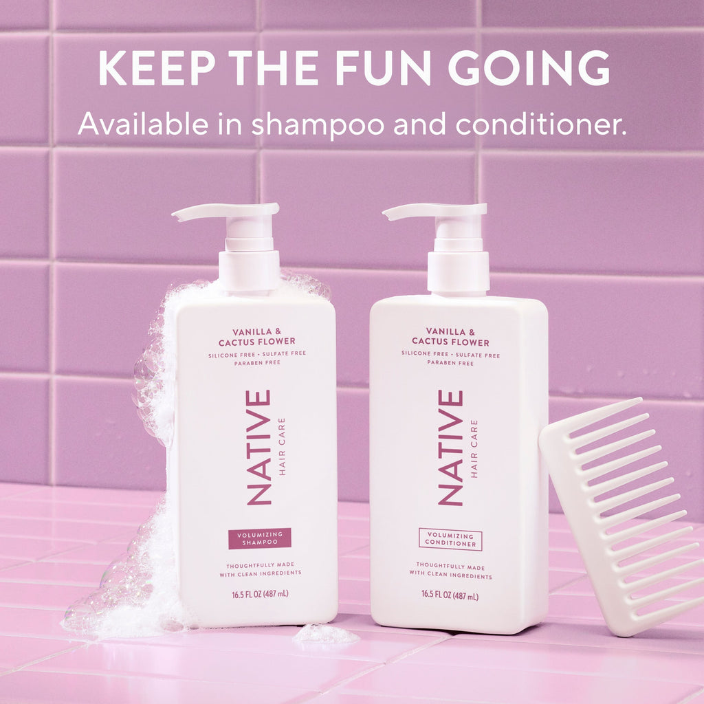 Vanilla and Cactus Flower Volumizing Shampoo Classic 16.5oz Care Collection