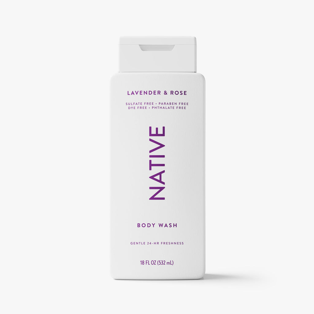 Lavender and Rose Body Wash Classic 18oz Care Collection