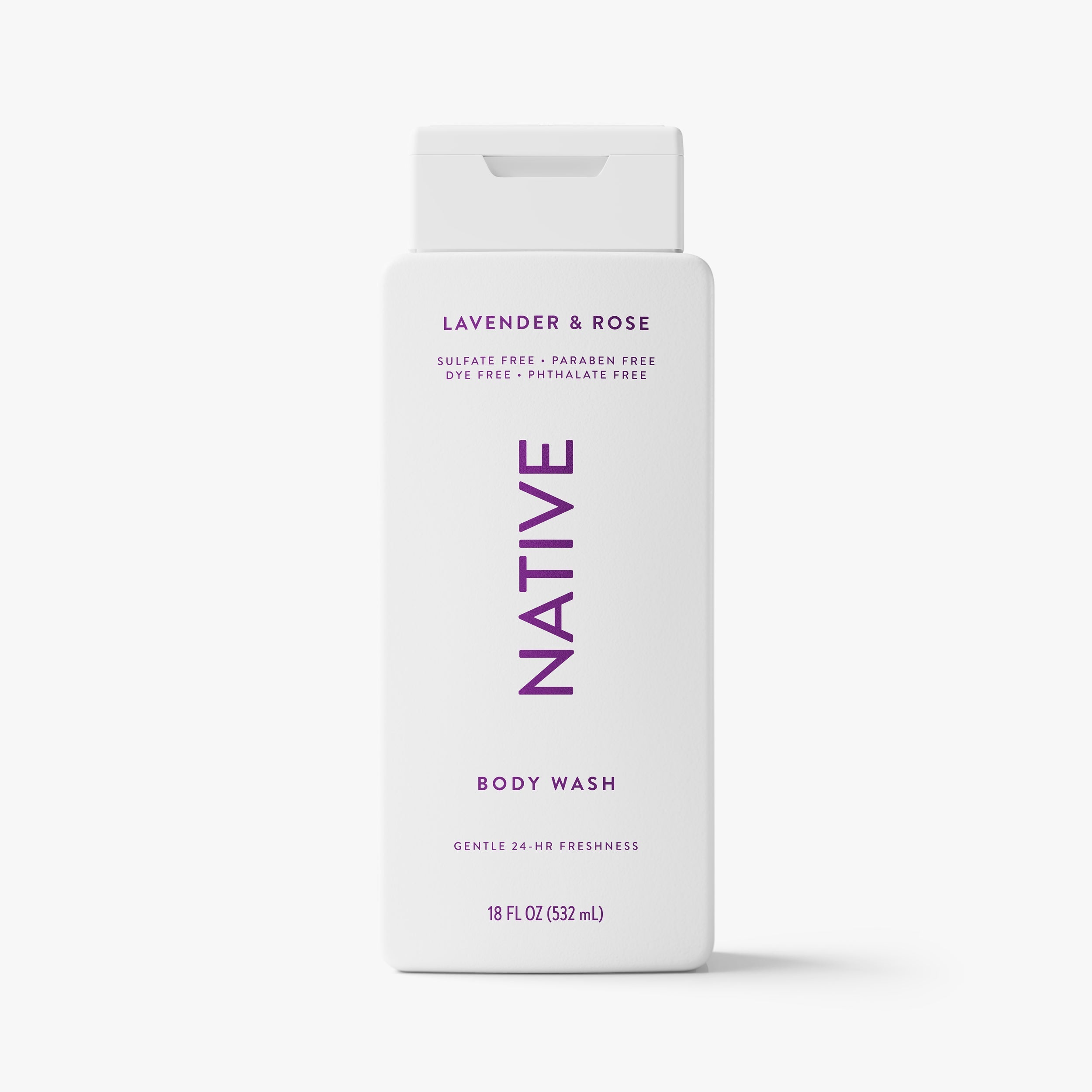 Lavender and Rose Body Wash Classic 18oz Care Collection