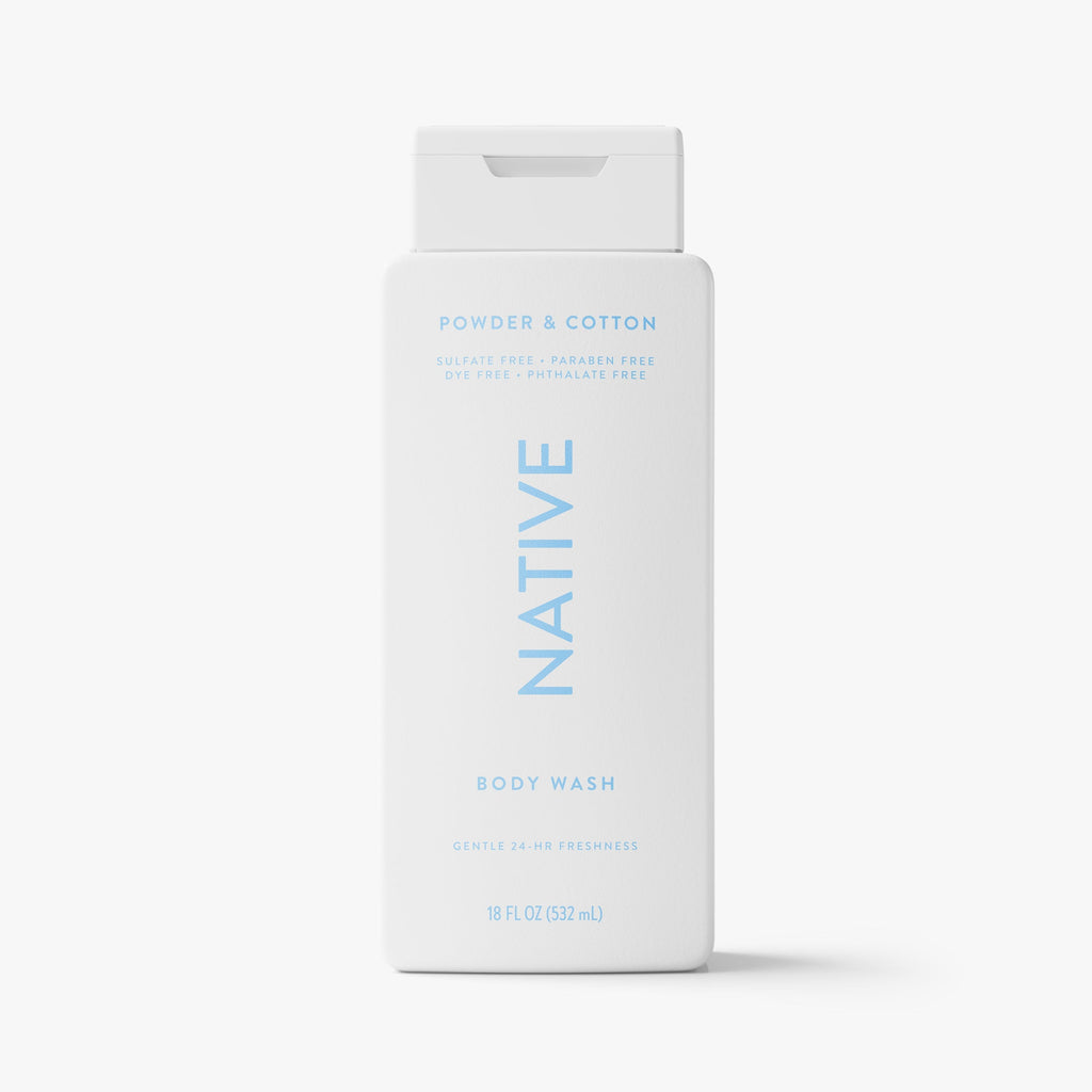 Powder and Cotton Body Wash Classic 18oz Care Collection