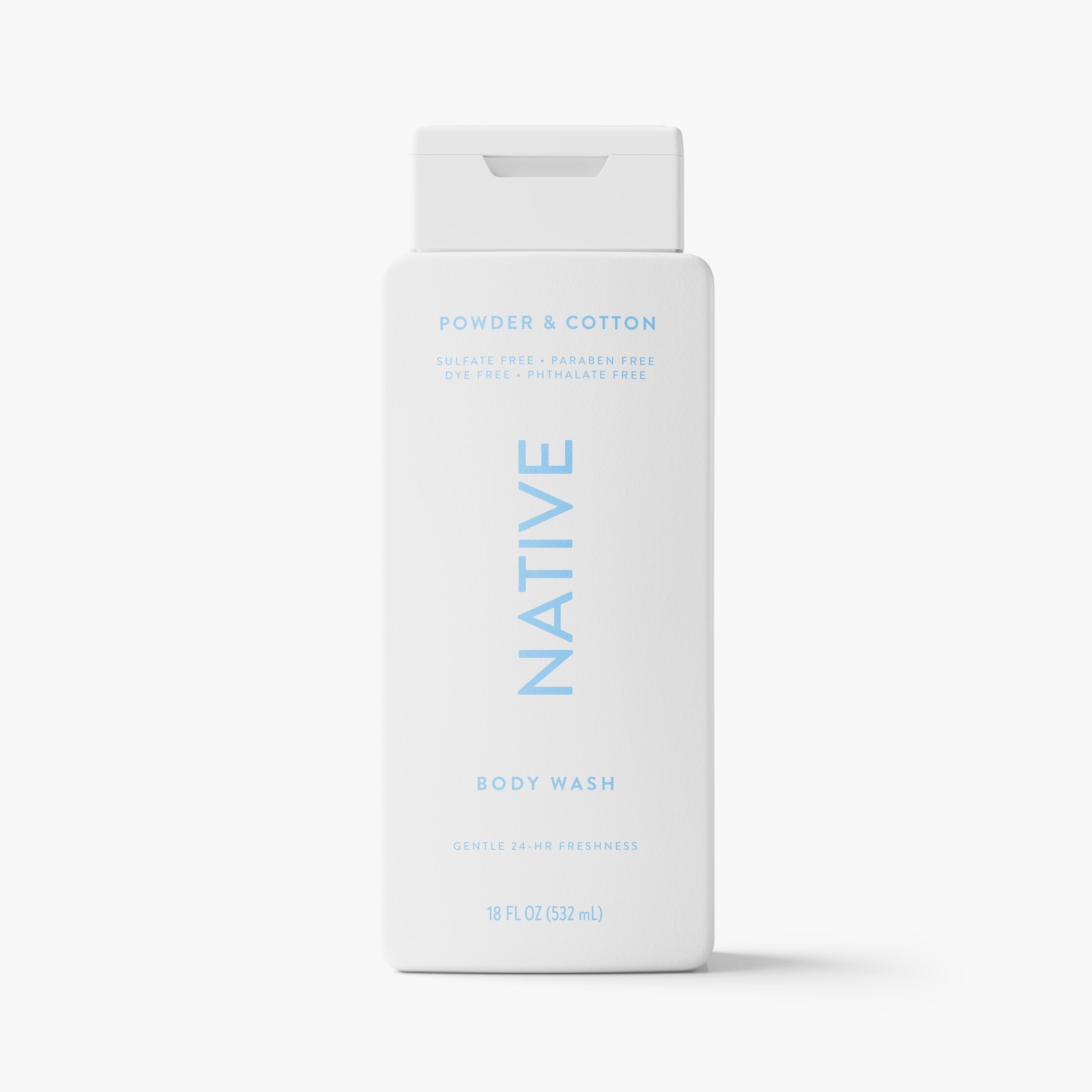 Powder and Cotton Body Wash Classic 18oz Care Collection