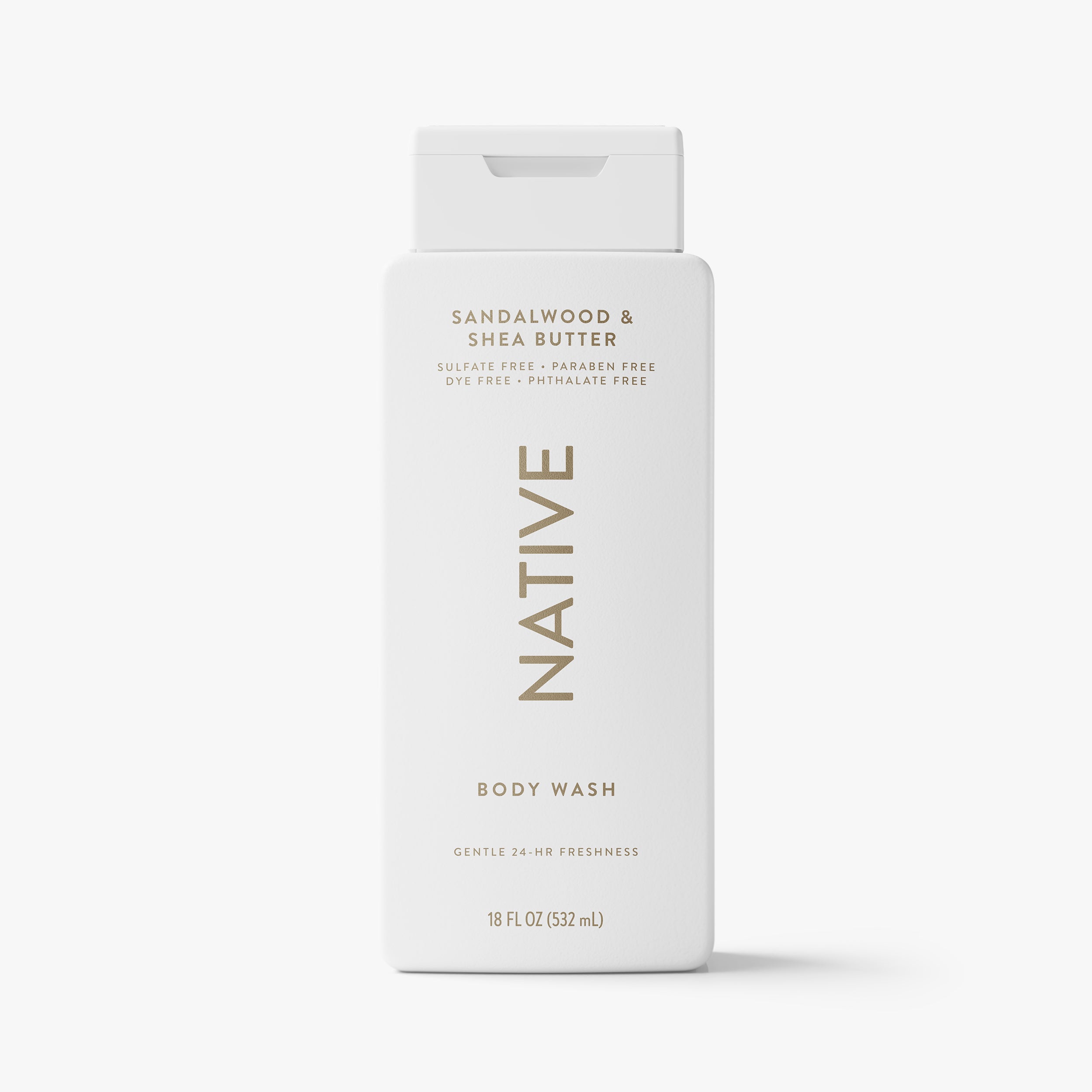 Sandalwood and Shea Butter Body Wash Classic 18oz Care Collection