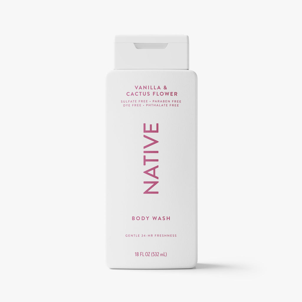 Vanilla and Cactus Flower Body Wash Classic 18oz Care Collection