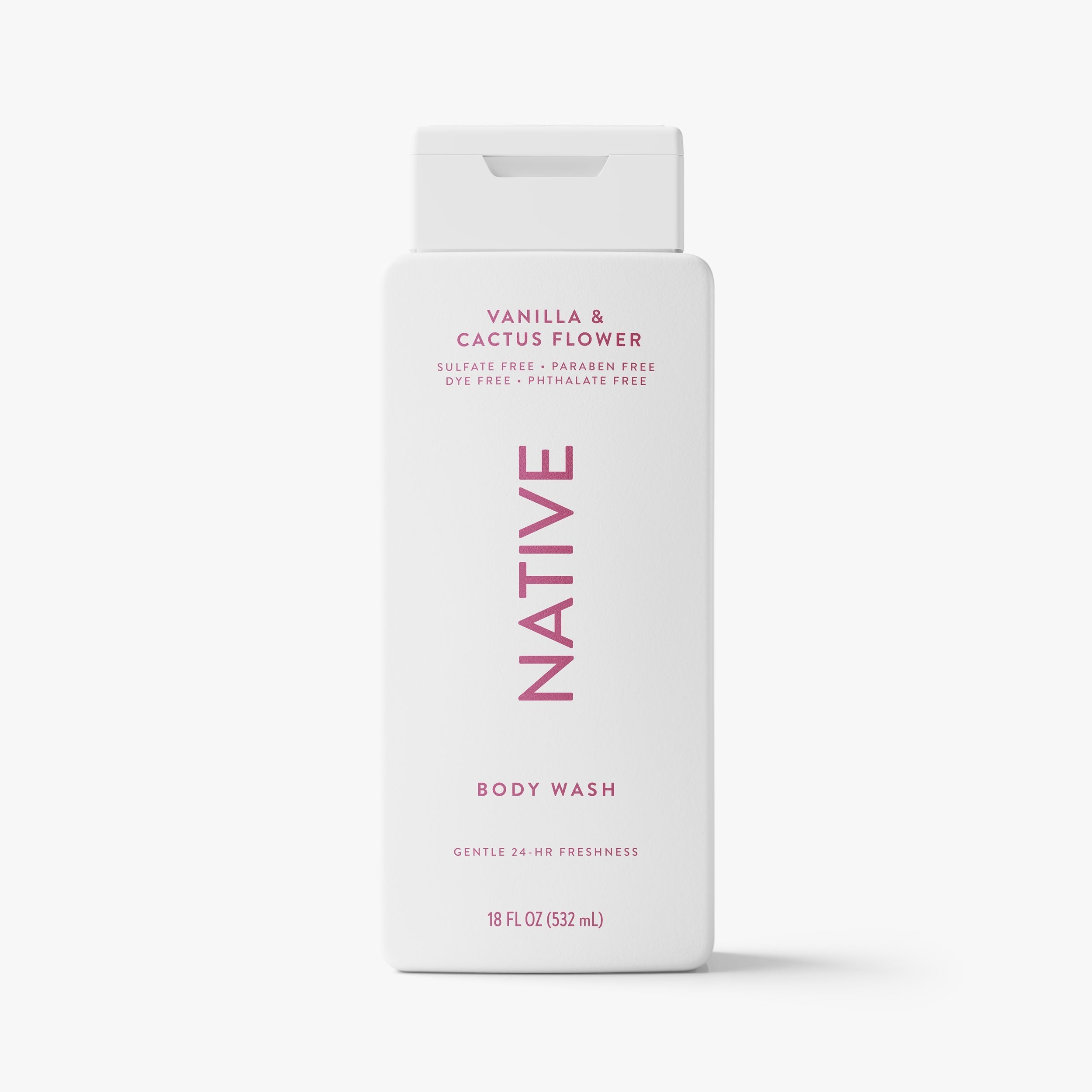 Vanilla and Cactus Flower Body Wash Classic 18oz Care Collection