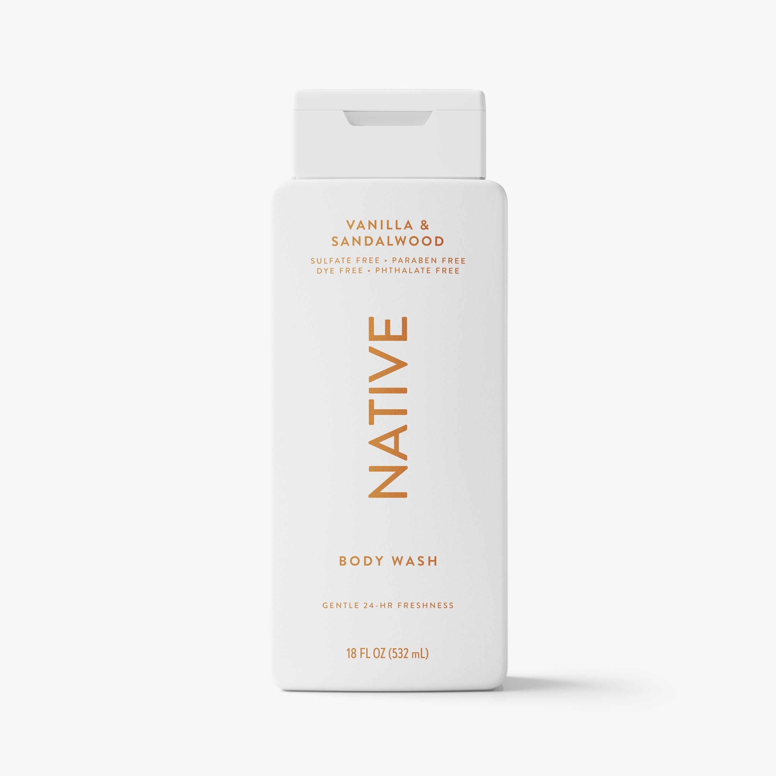 Vanilla and Sandalwood Body Wash Classic 18oz Care Collection