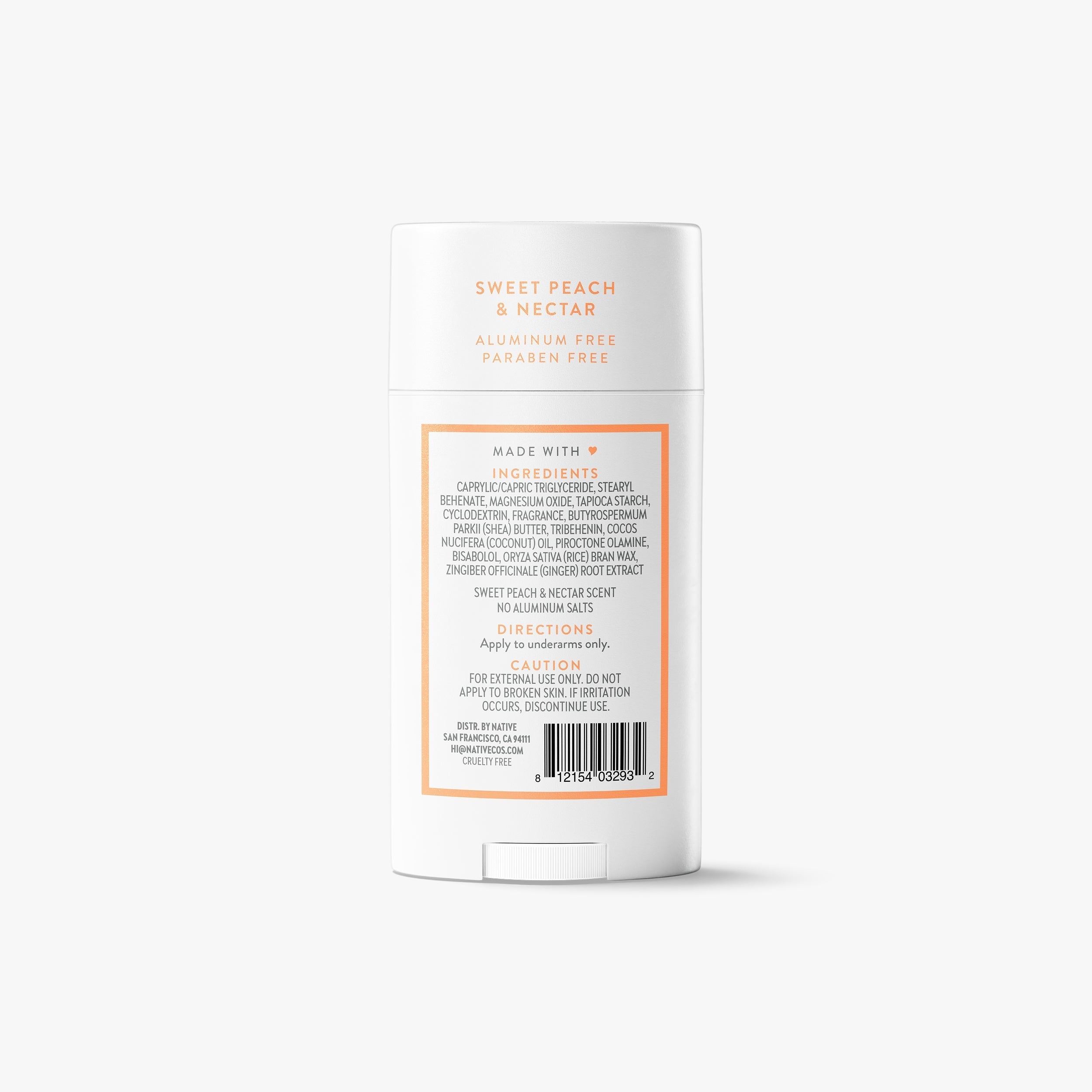 Sweet Peach and Nectar Deodorant Stick Classic 2.65oz Care Collection