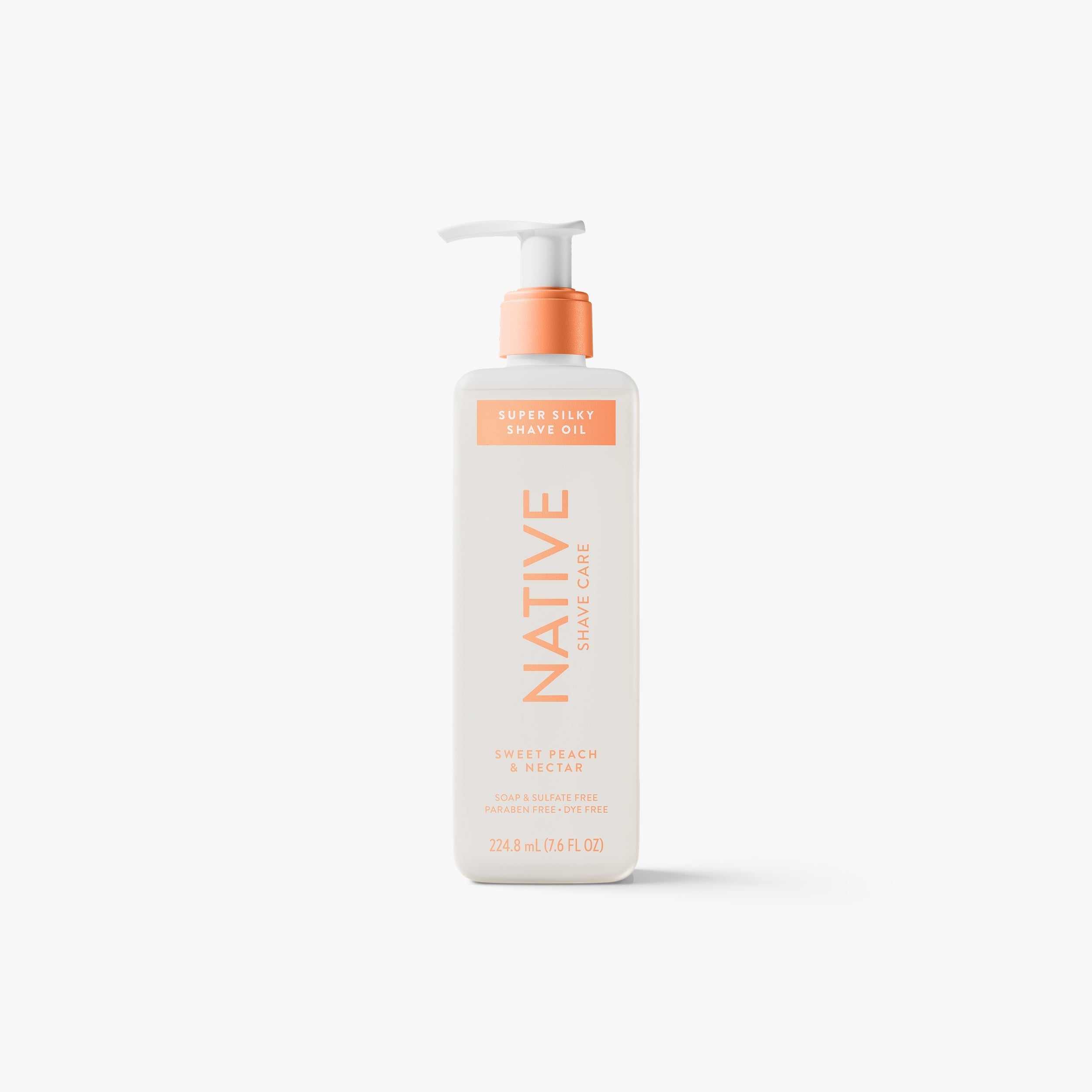 Sweet Peach and Nectar Silky Smooth Shave Oil Classic 7.6oz Care Collection