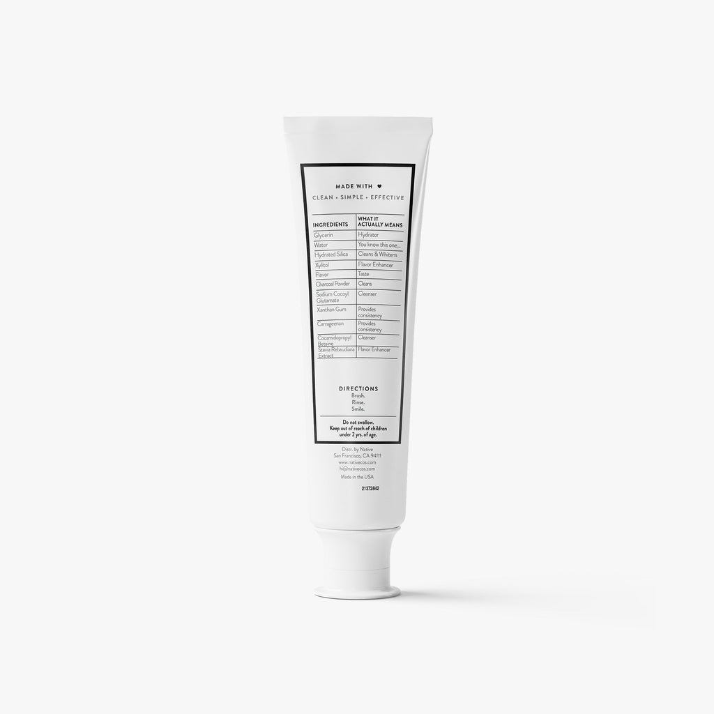 Charcoal and Mint Toothpaste Classic 4.1oz Care Collection