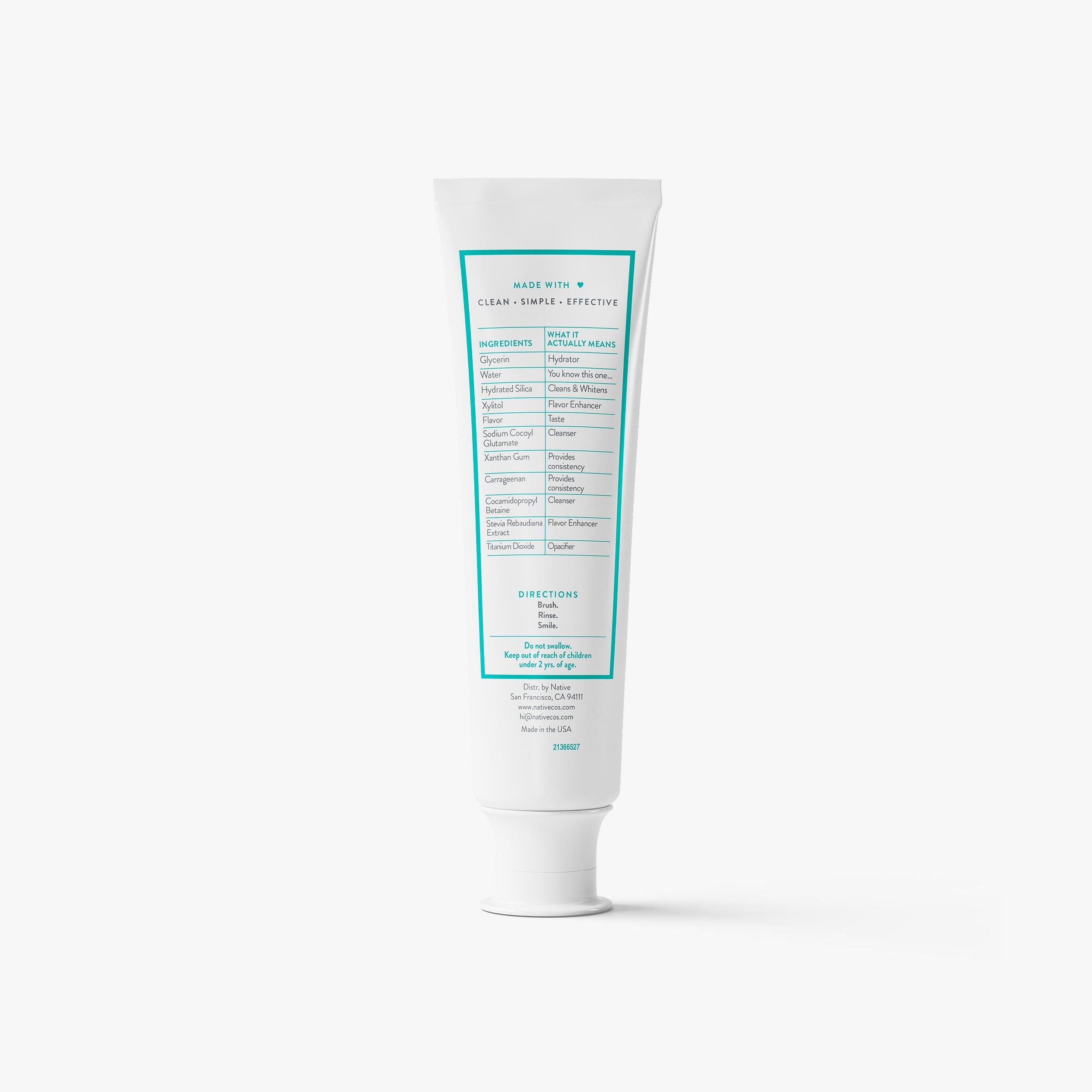 Peppermint Toothpaste Classic 4.1oz Care Collection