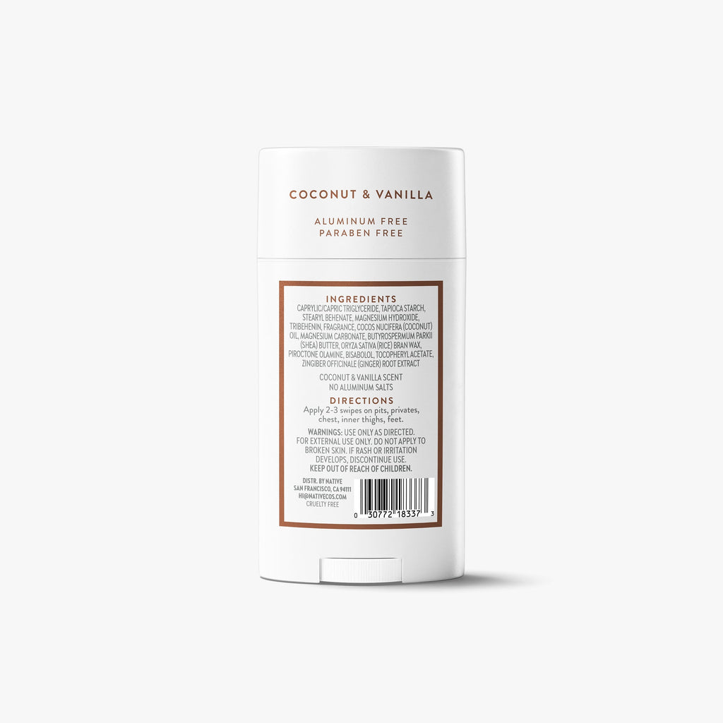 Coconut and Vanilla Whole Body Deodorant Stick Classic 2.4oz Care Collection