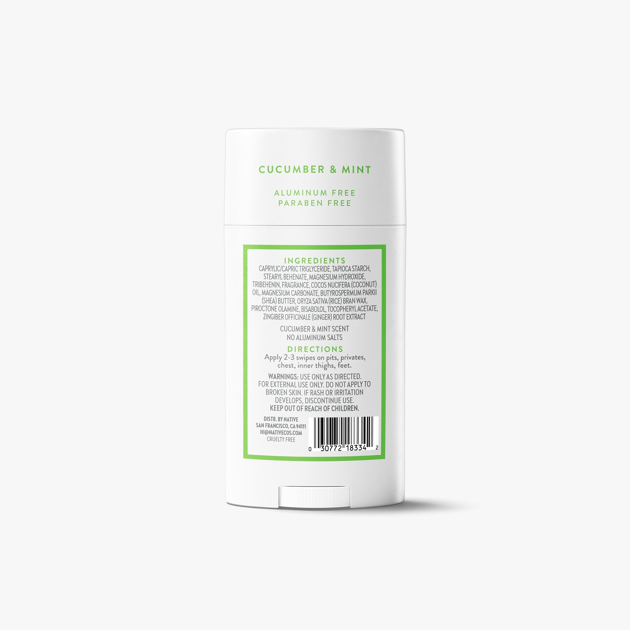Cucumber and Mint Whole Body Deodorant Stick Classic 2.4oz Care Collection