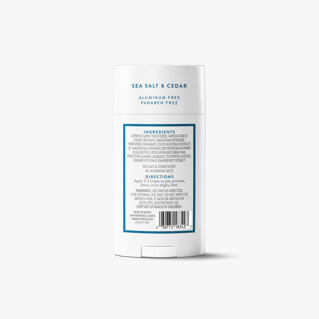 Sea Salt and Cedar Whole Body Deodorant Stick Classic 2.4oz Care Collection