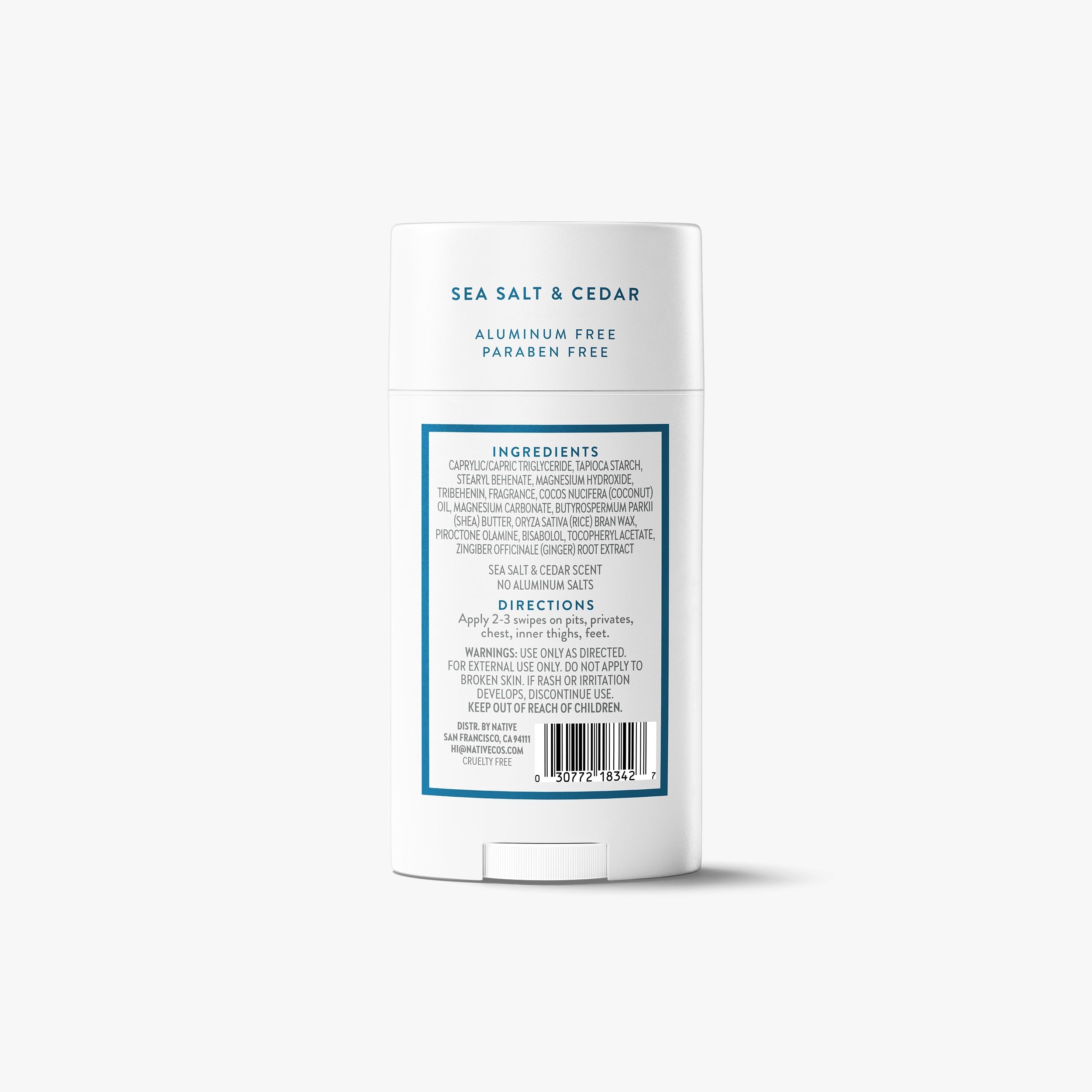 Sea Salt and Cedar Whole Body Deodorant Stick Classic 2.4oz Care Collection