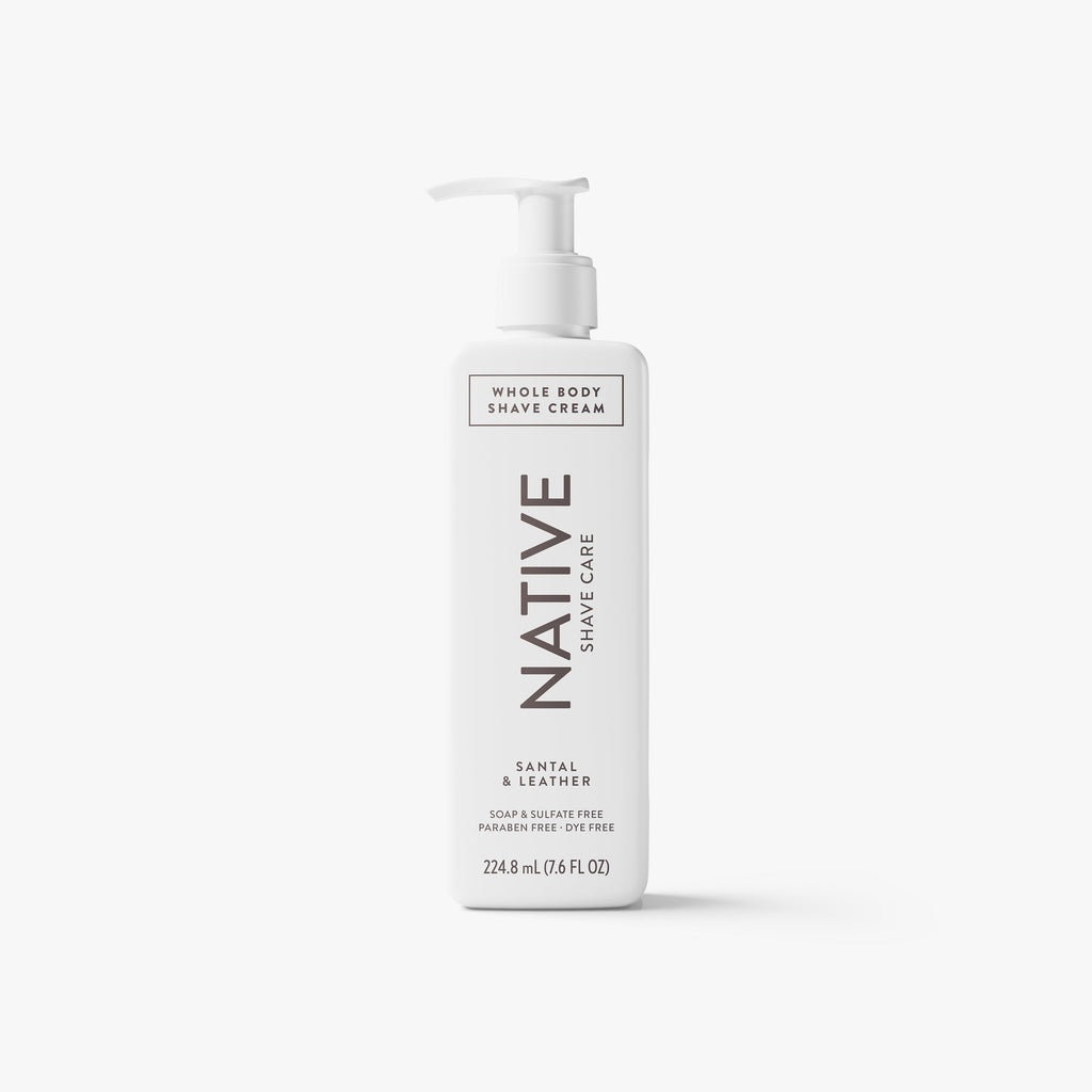 Santal and Leather Whole Body Shave Cream Classic 7.6oz Care Collection