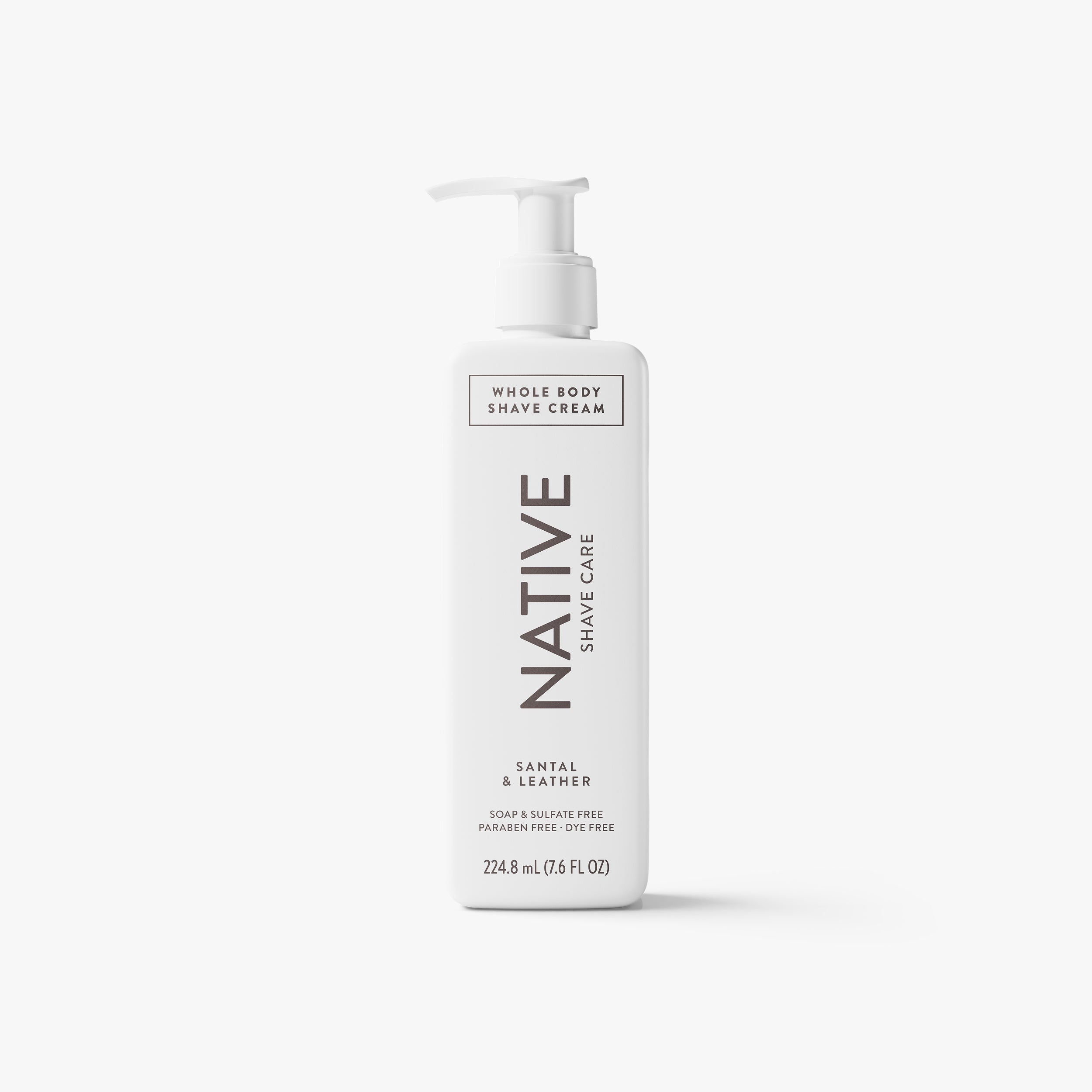 Santal and Leather Whole Body Shave Cream Classic 7.6oz Care Collection