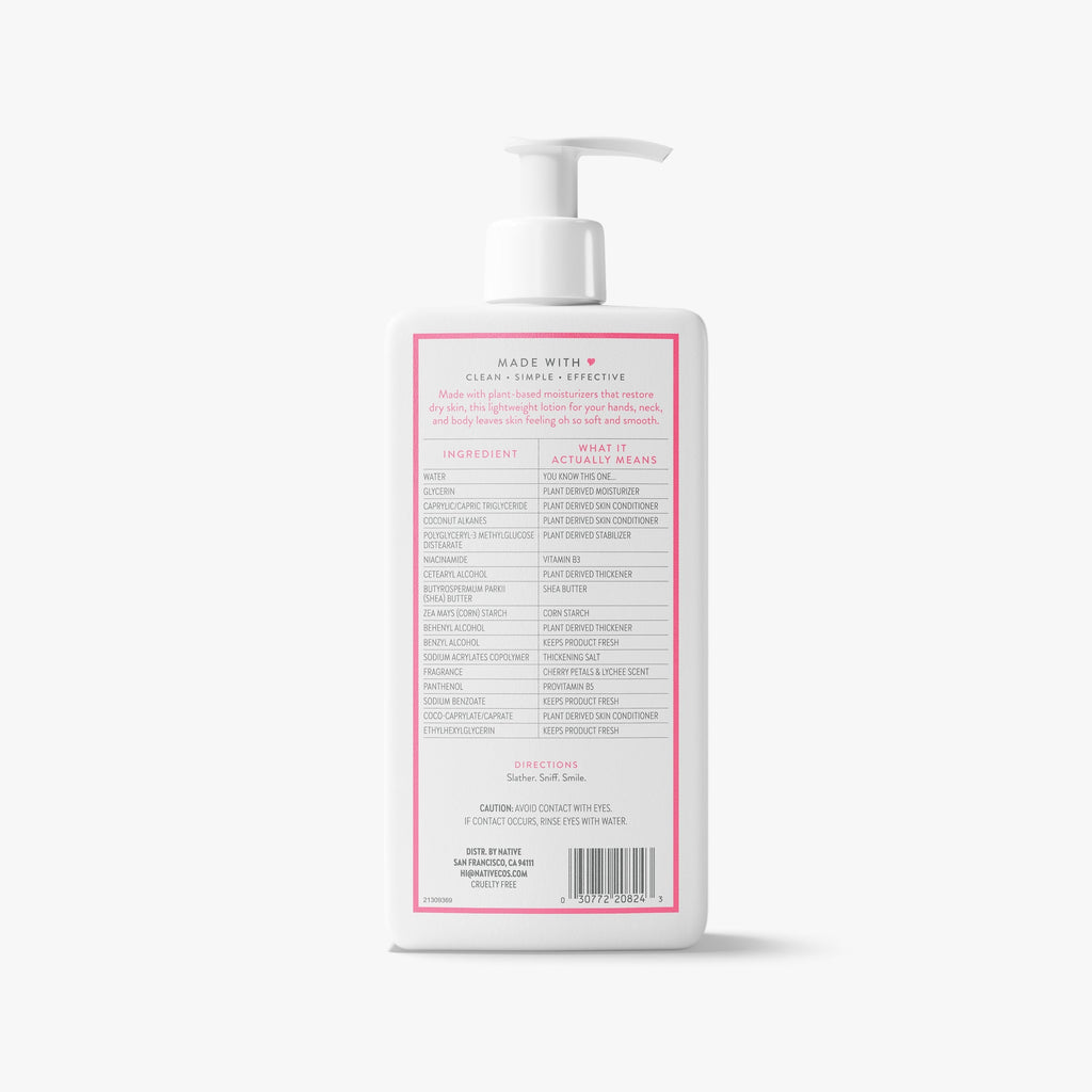 Cherry Petals and Lychee Body Lotion Classic 16.5oz Care Collection