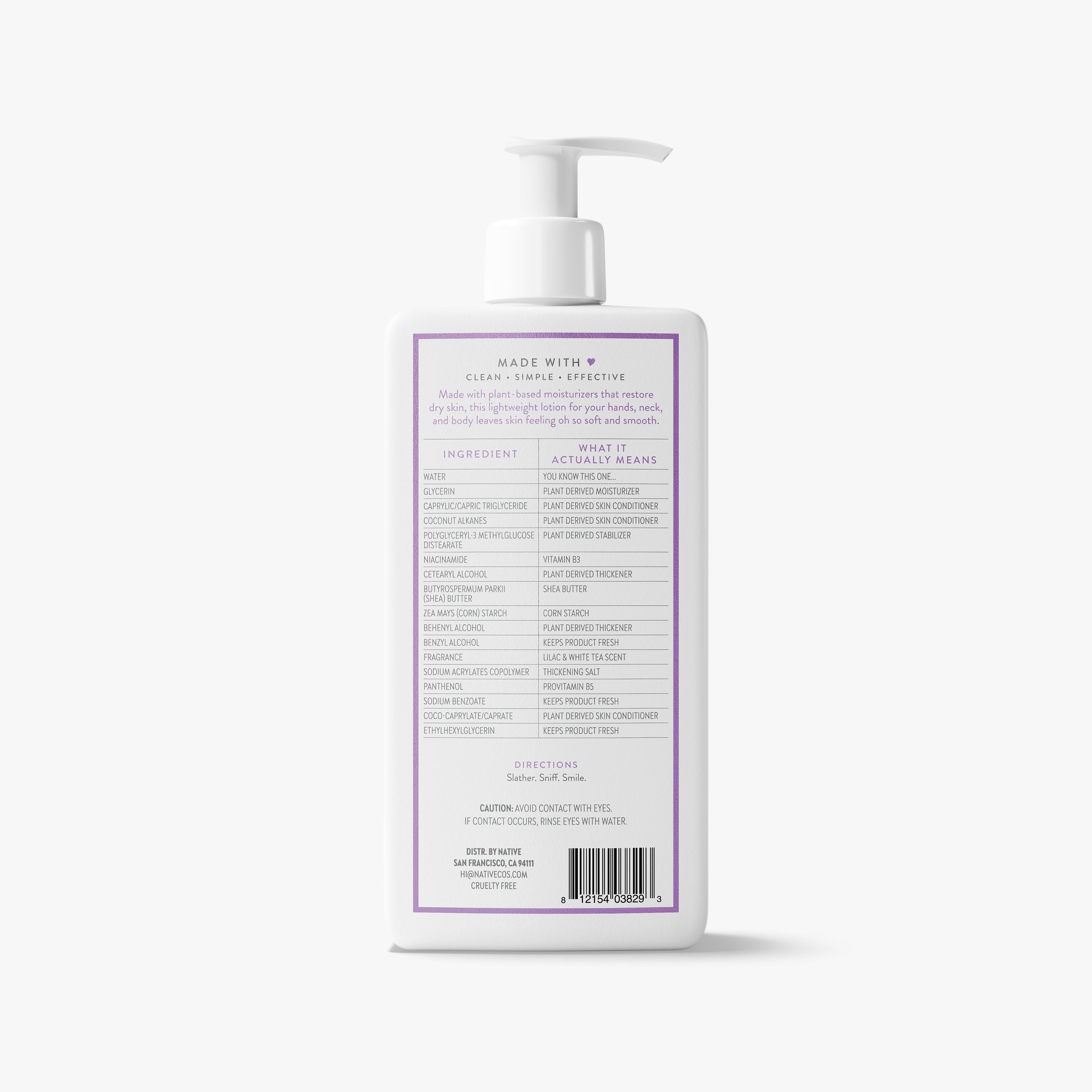Lilac and White Tea Body Lotion Classic 16.5oz Care Collection