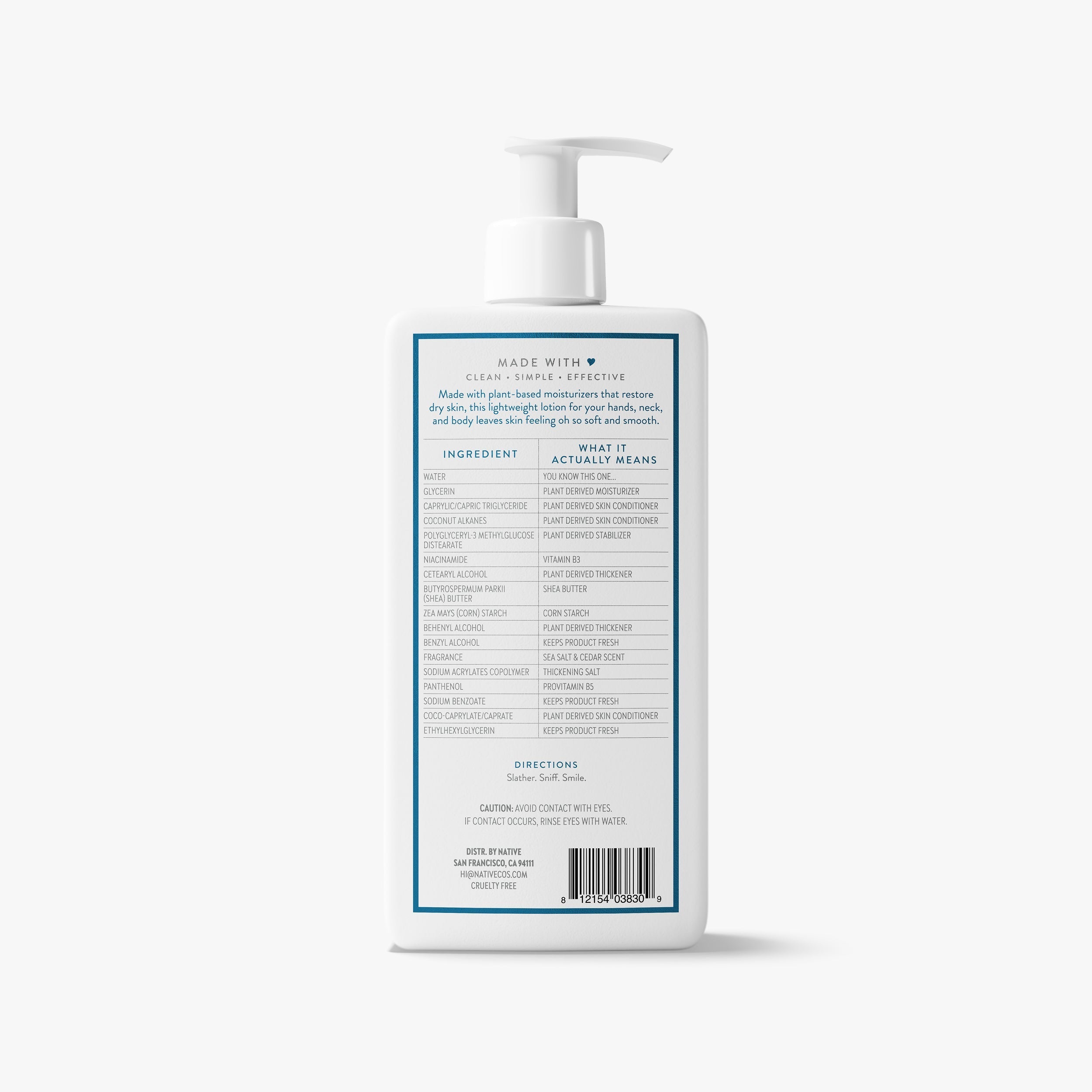 Sea Salt and Cedar Body Lotion Classic 16.5oz Care Collection
