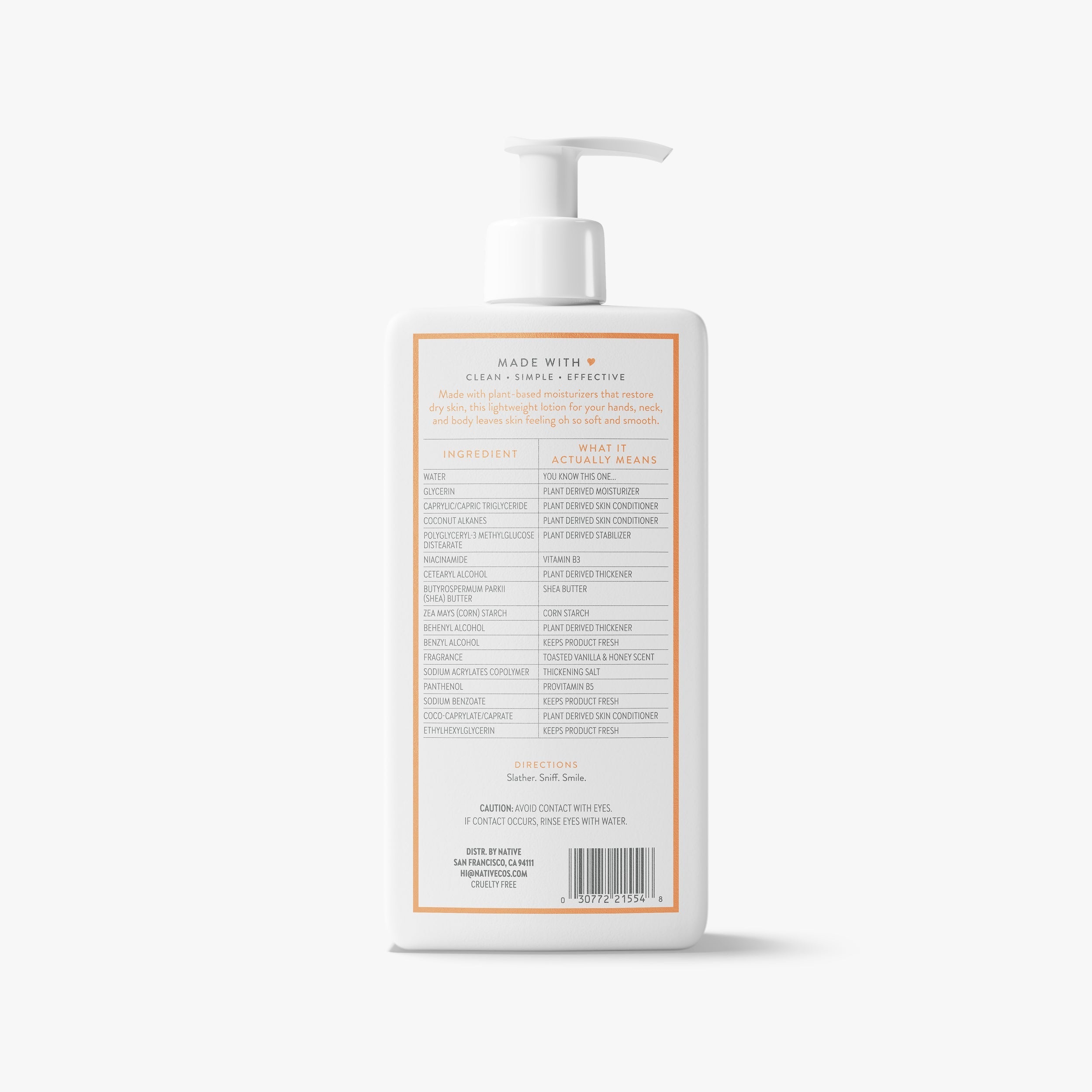 Toasted Vanilla and Honey Body Lotion Classic 16.5oz Care Collection