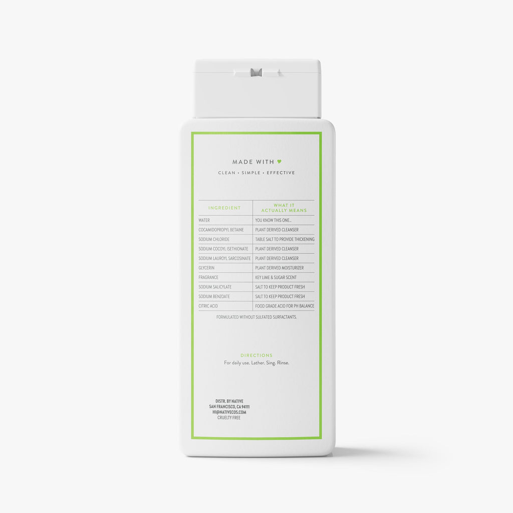 Key Lime and Sugar Body Wash Classic 18oz Care Collection