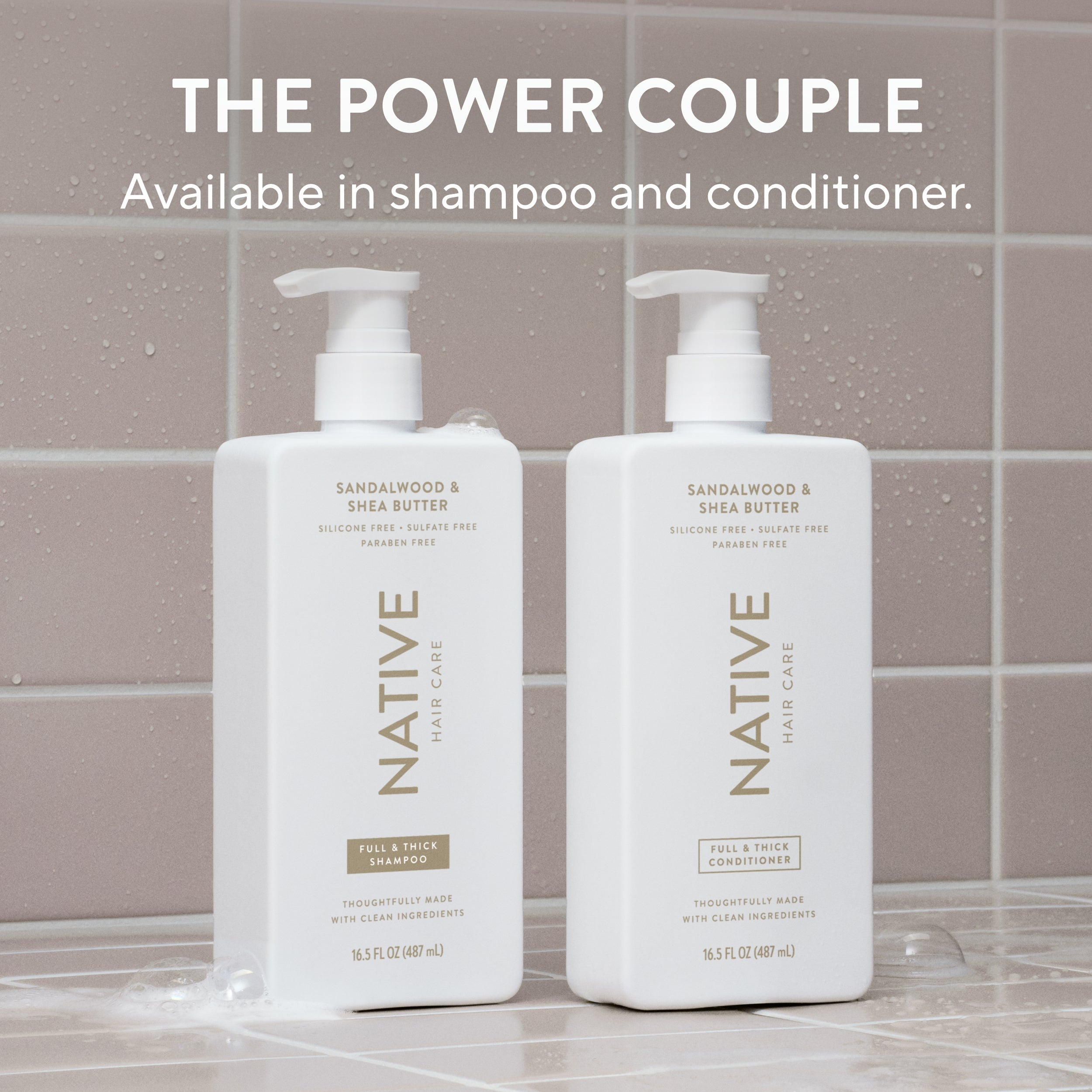 Sandalwood and Shea Butter Full and Thick Shampoo Classic 16.5oz Care Collection