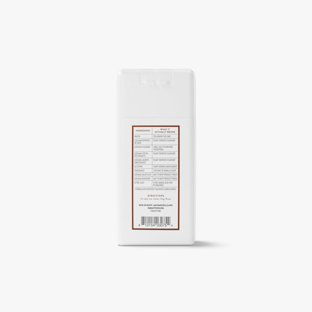 Coconut and Vanilla Mini Body Wash Classic 3oz Care Collection