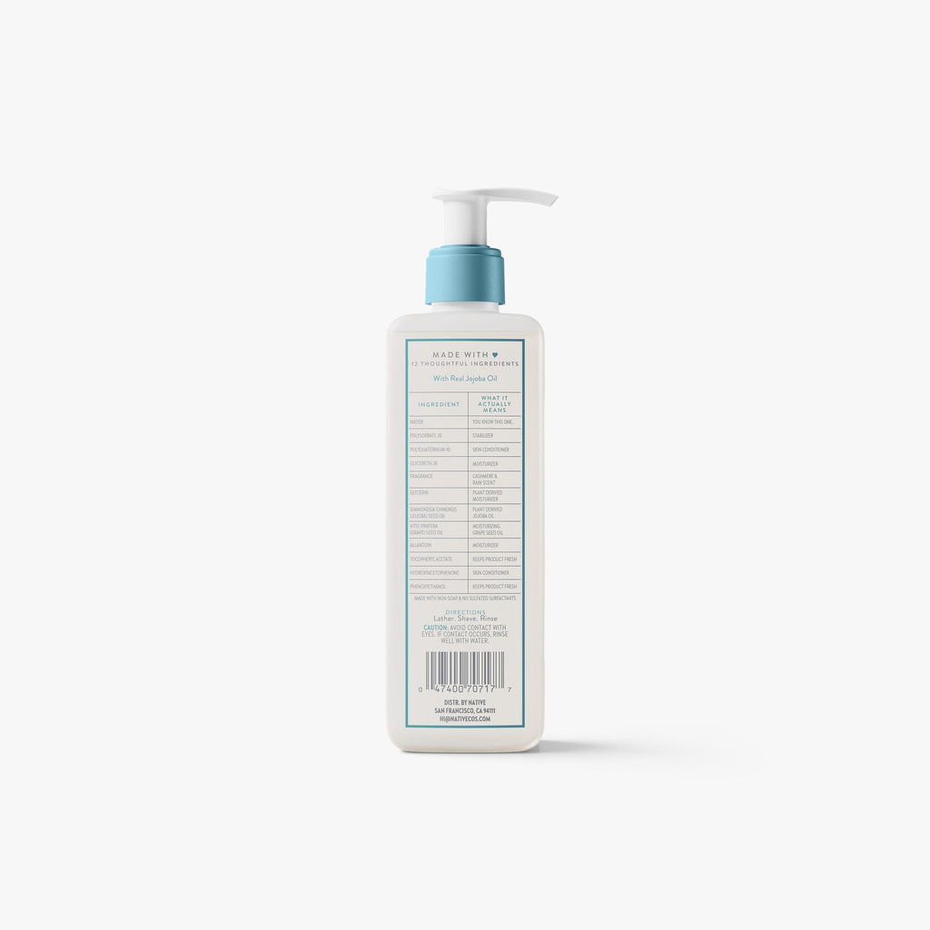 Cashmere and Rain Silky Smooth Shave Oil Classic 7.6oz Care Collection