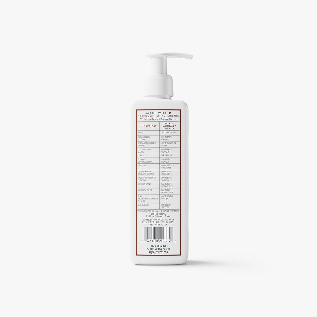 Cocoa Butter and Vanilla Ultra Moisture Shave Cream Classic 7.6oz Care Collection