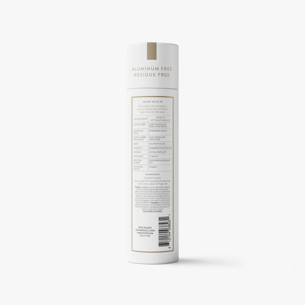 Sandalwood and Shea Butter Whole Body Deodorant Spray Classic 3.5oz Care Collection