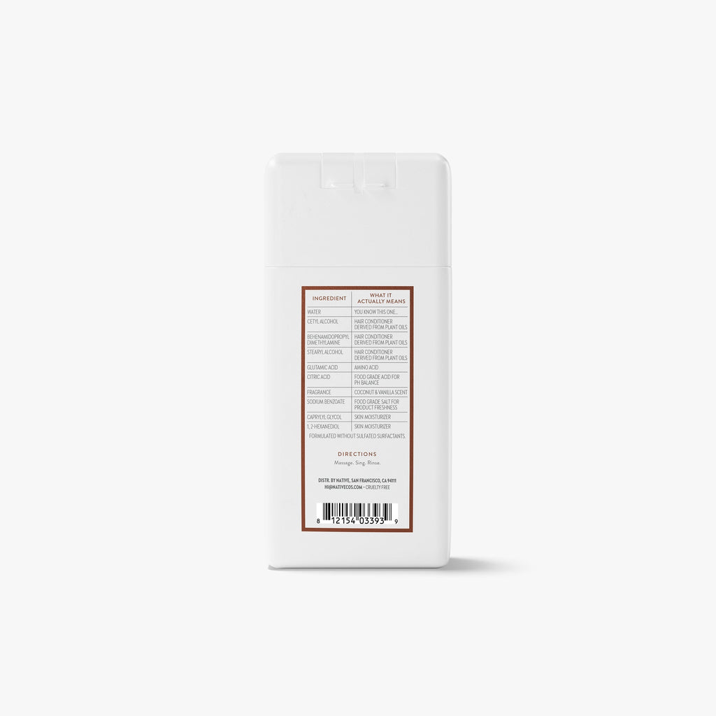 Coconut and Vanilla Mini Moisturizing Conditioner Classic 3oz Care Collection