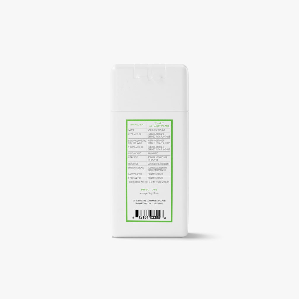 Cucumber and Mint Mini Volumizing Conditioner Classic 3oz Care Collection
