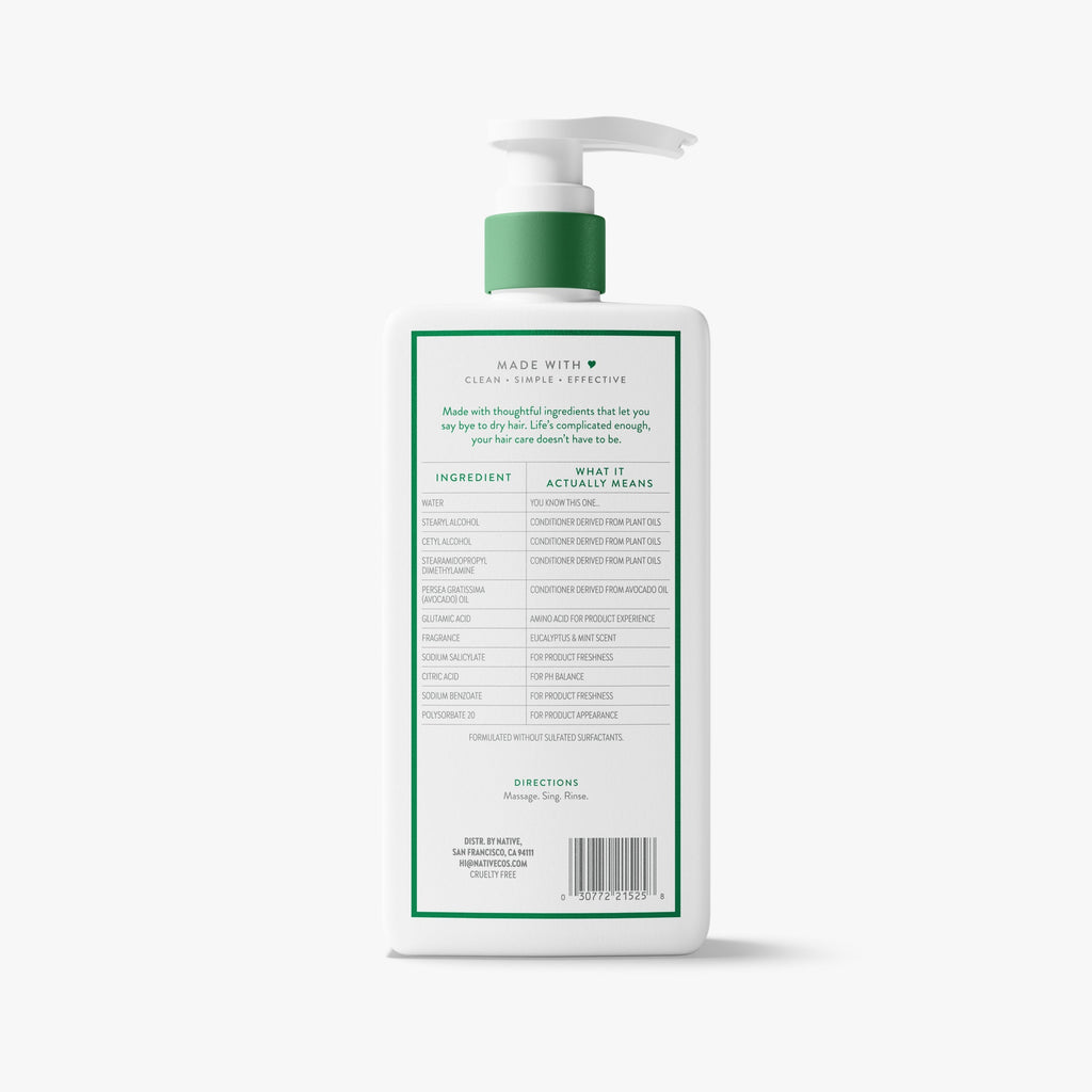 Eucalyptus and Mint Scalp Refreshing Conditioner Classic 16.5oz Care Collection