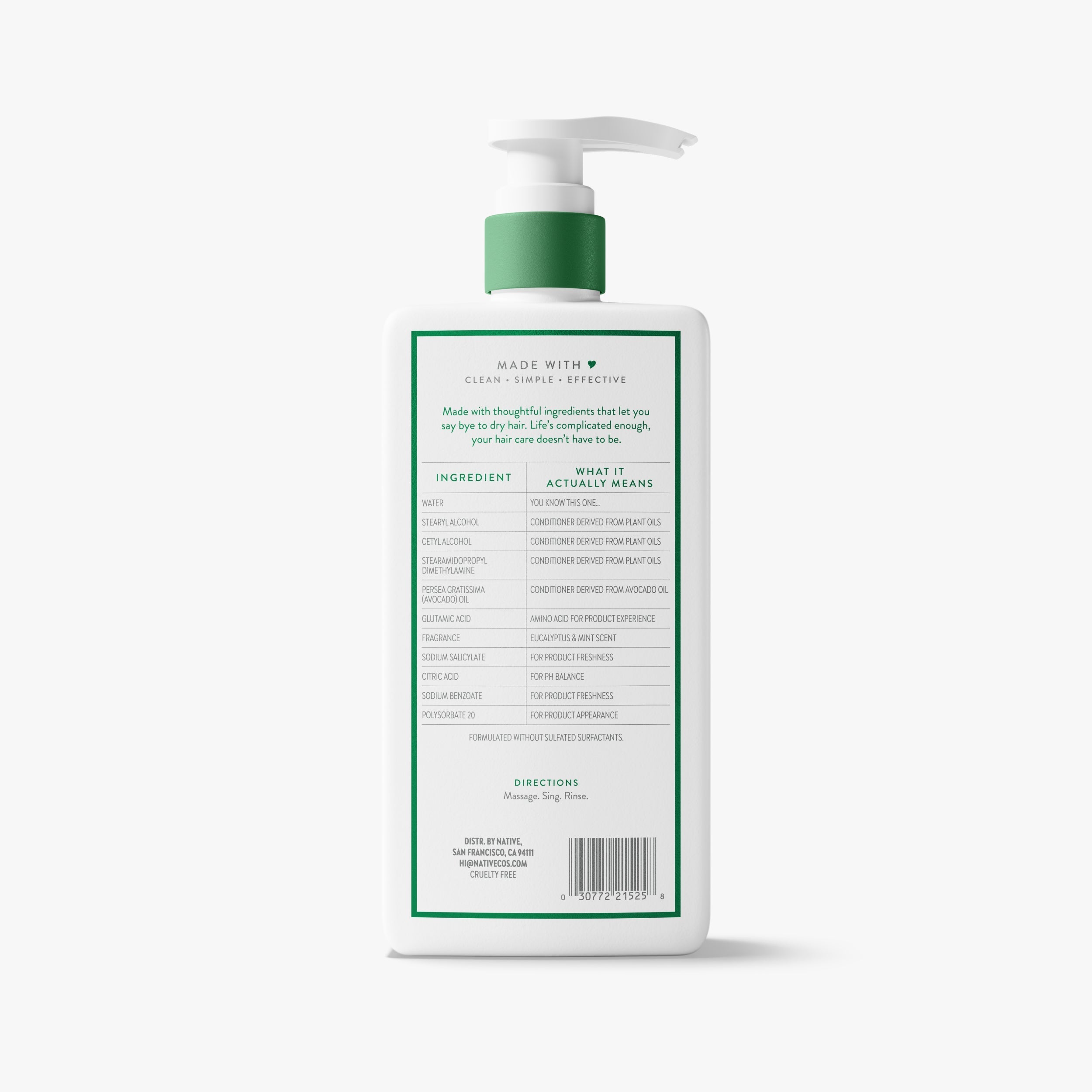 Eucalyptus and Mint Scalp Refreshing Conditioner Classic 16.5oz Care Collection