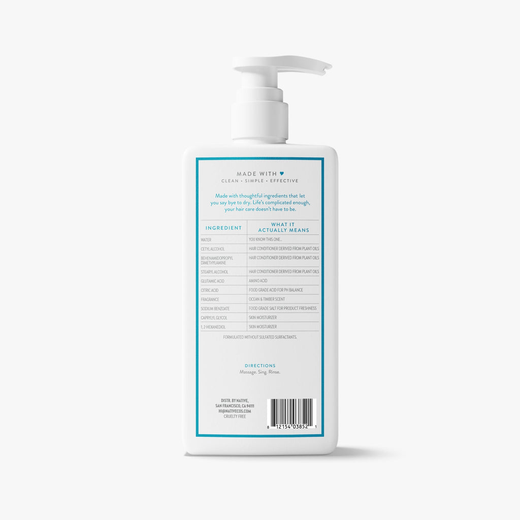 Ocean and Timber Moisturizing Conditioner Classic 16.5oz Care Collection