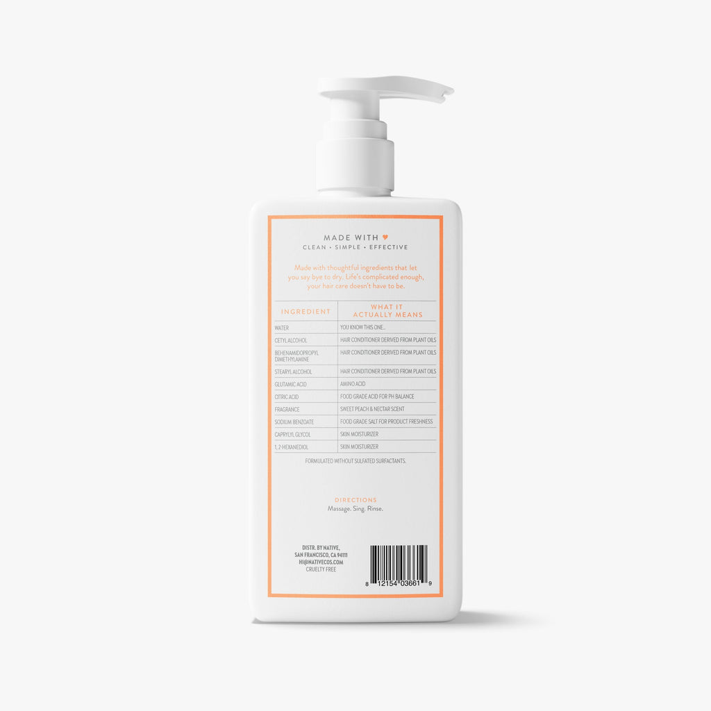 Sweet Peach and Nectar Moisturizing Conditioner Classic 16.5oz Care Collection