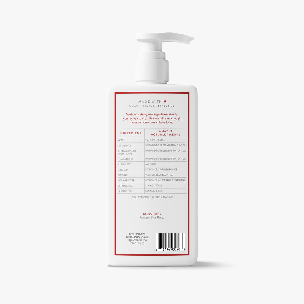 Warm Cider and Cinnamon Moisturizing Conditioner Classic 16.5oz Care Collection