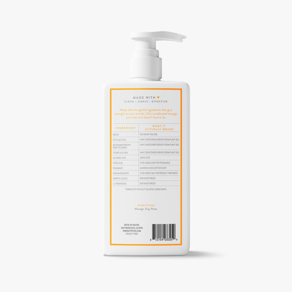 Almond and Shea Butter Strengthening Conditioner Classic 16.5oz Care Collection