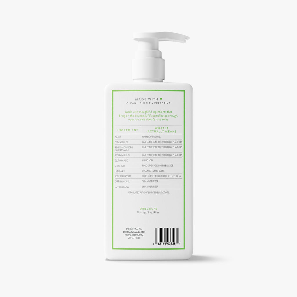 Cucumber and Mint Volumizing Conditioner Classic 16.5oz Care Collection